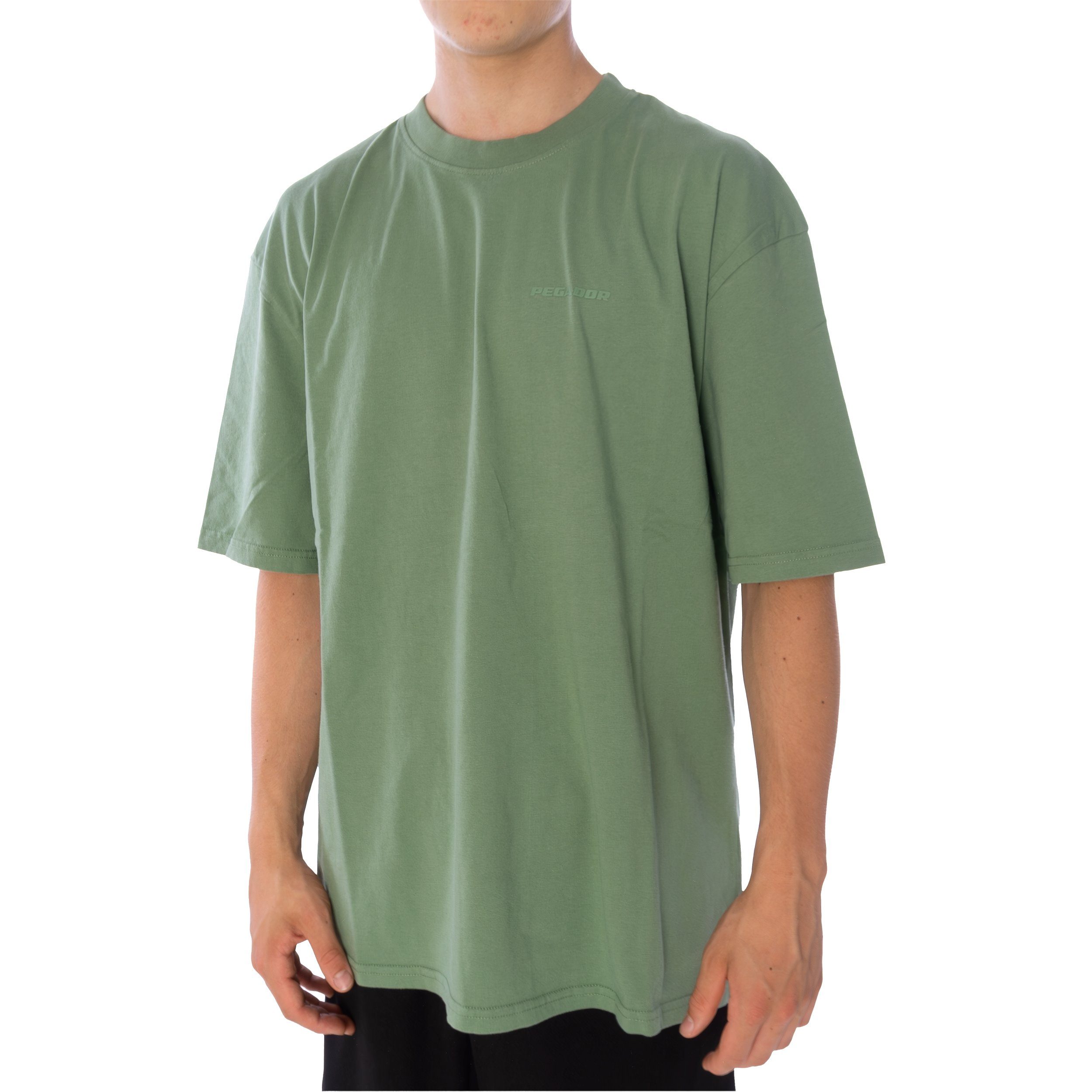 Pegador T-Shirt Pegador Logo Oversized T-Shirt Herren cypress grün (1-tlg)