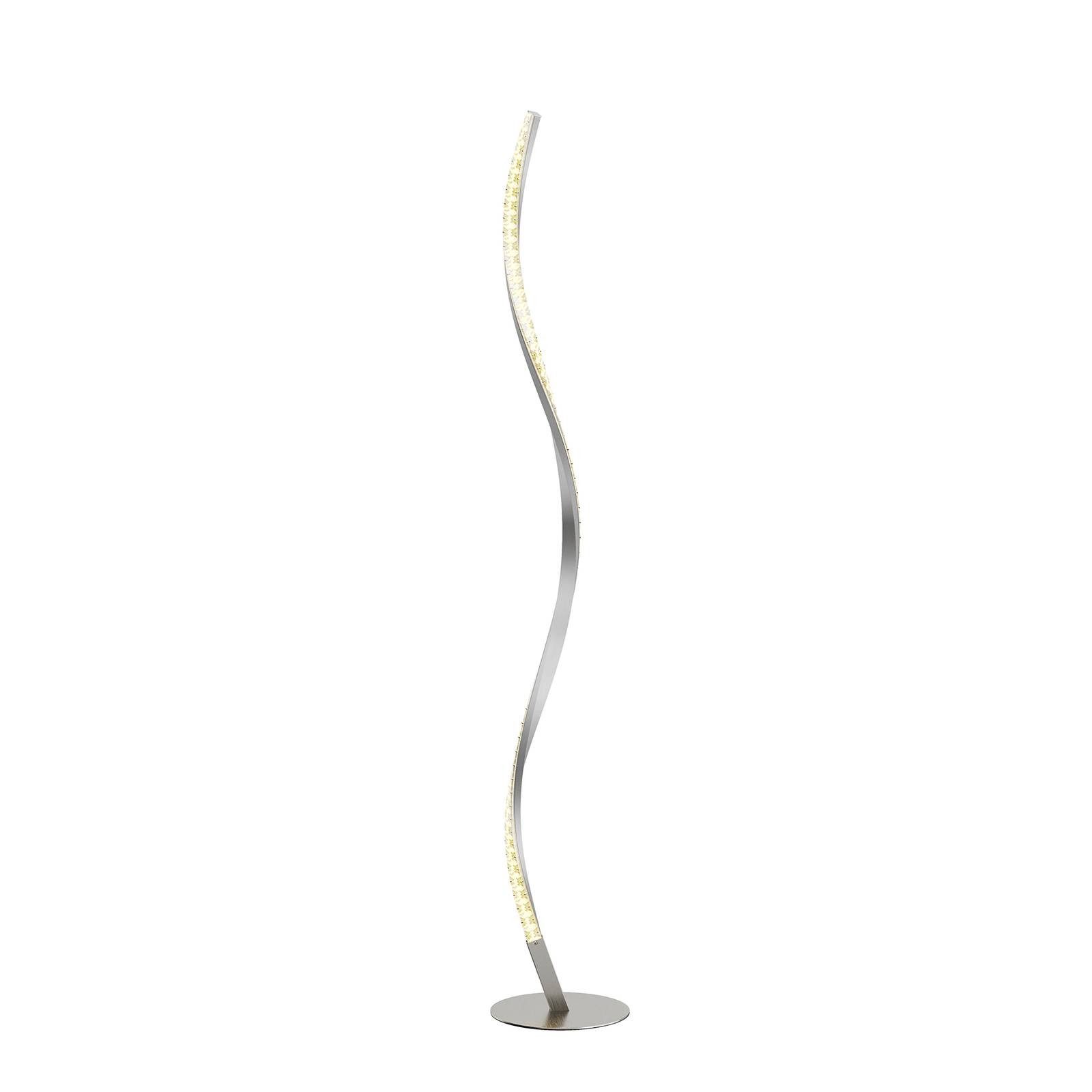 Lindby Stehlampe Criostal, Enthalten, LED 9 W gesamt, Farbwechsel RGB + wei günstig online kaufen