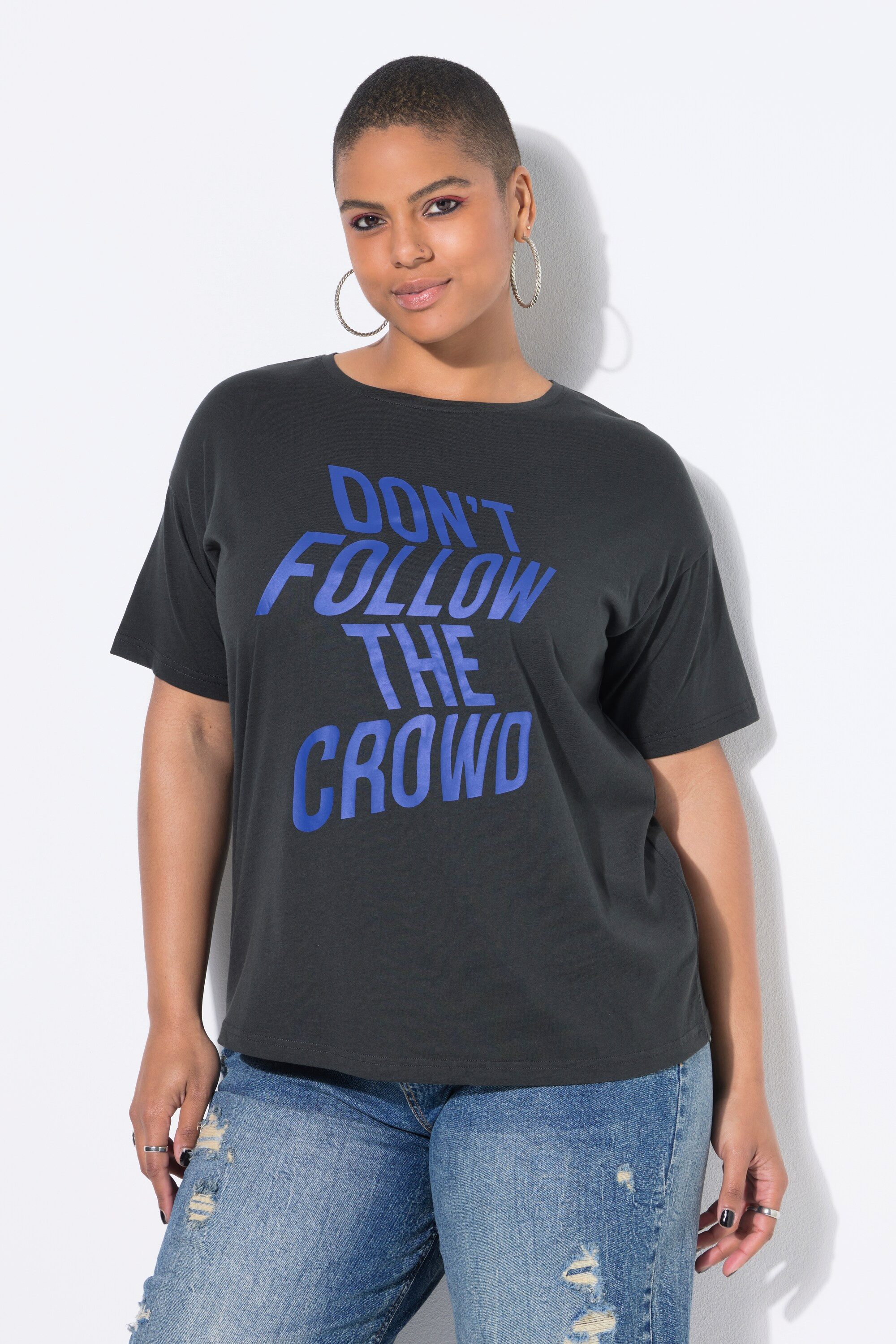 Studio Untold T-Shirt T-Shirt oversized Statement Print günstig online kaufen