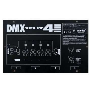 EUROLITE Mischpult, (DMX Split 4 4-fach DMX-Splitter, Steuerungen für Licht, Splitter, Merger und Multiplexer), DMX Split 4 4-fach DMX-Splitter - Steuerung für Licht