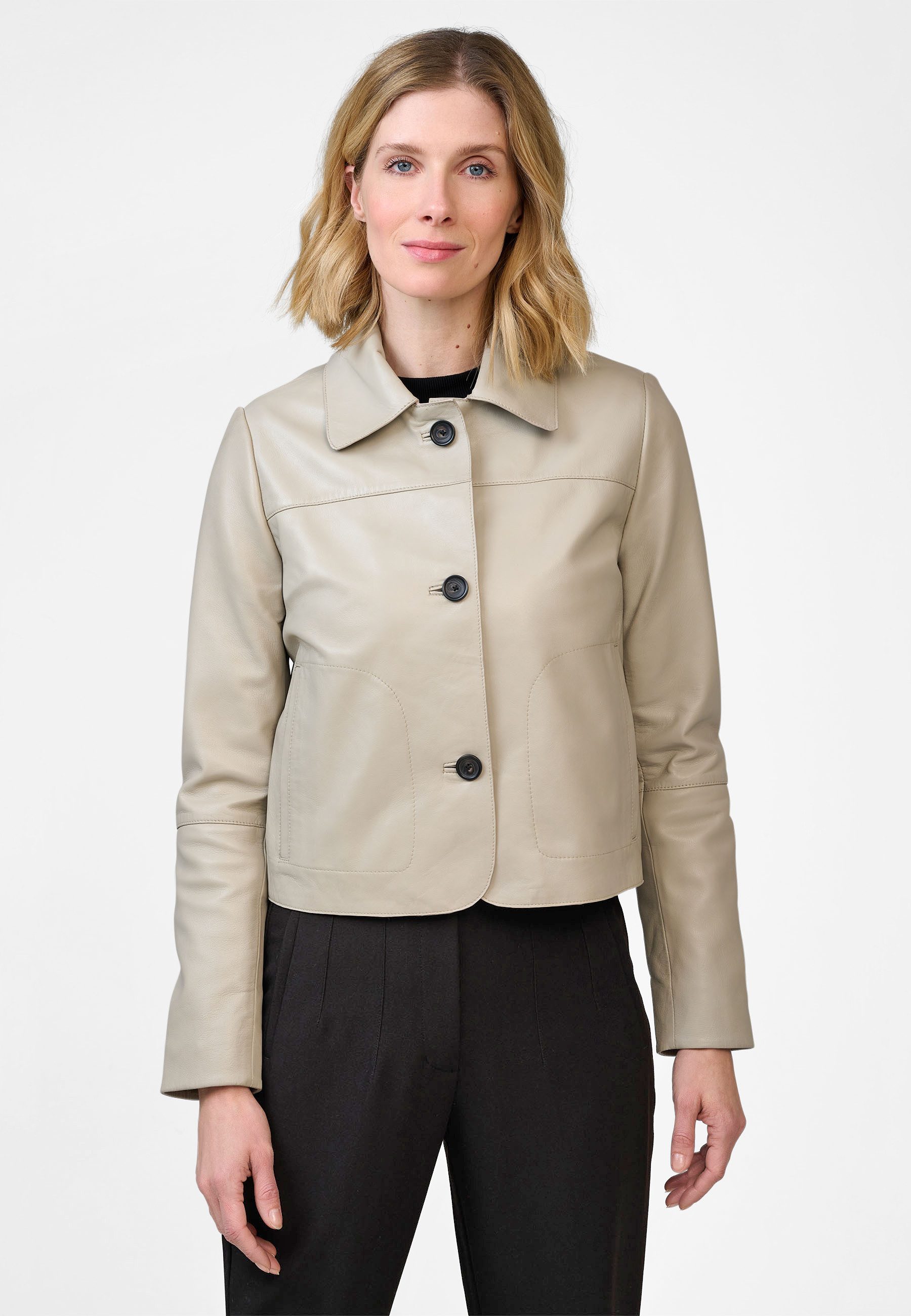 RICANO Lederjacke Jeena Hochwertiges Lamm Nappa günstig online kaufen