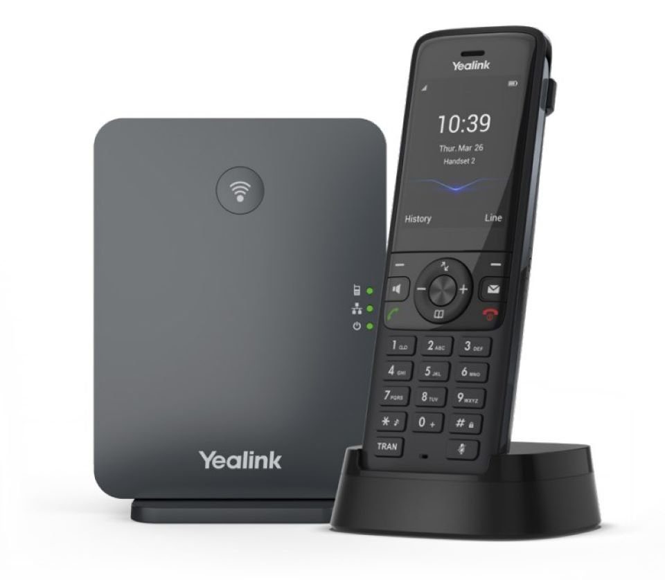Yealink W78P IP-Telefon TFT DECT-Telefon Schwarz