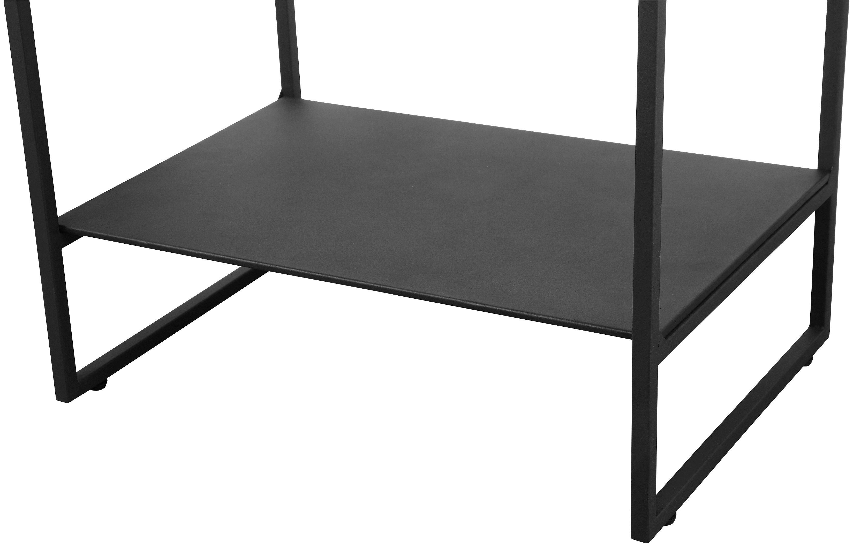 welltime Loft vanity unit, bathroom furniture, black, with ceramic washbasin, width 60cm