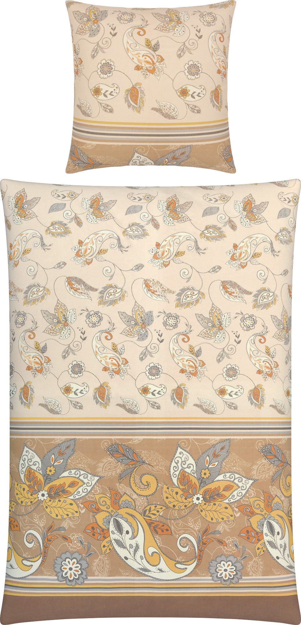 REDBEST Bettwäsche Bettwäsche, Renforcé, Renforcé Paisley günstig online kaufen