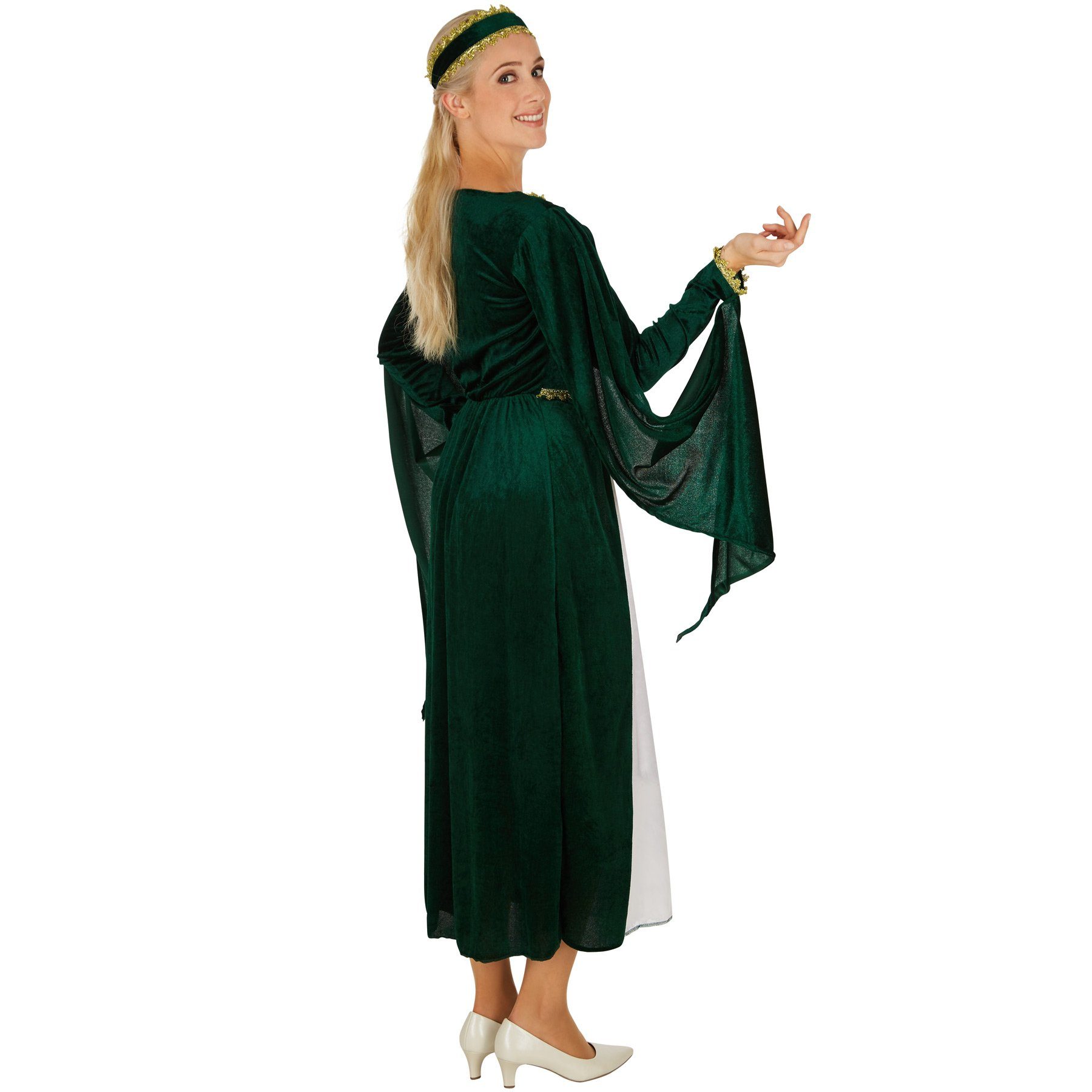 dressforfun Kostüm Frauenkostüm Burgprinzessin, Wundervolles, langes Burgpr günstig online kaufen