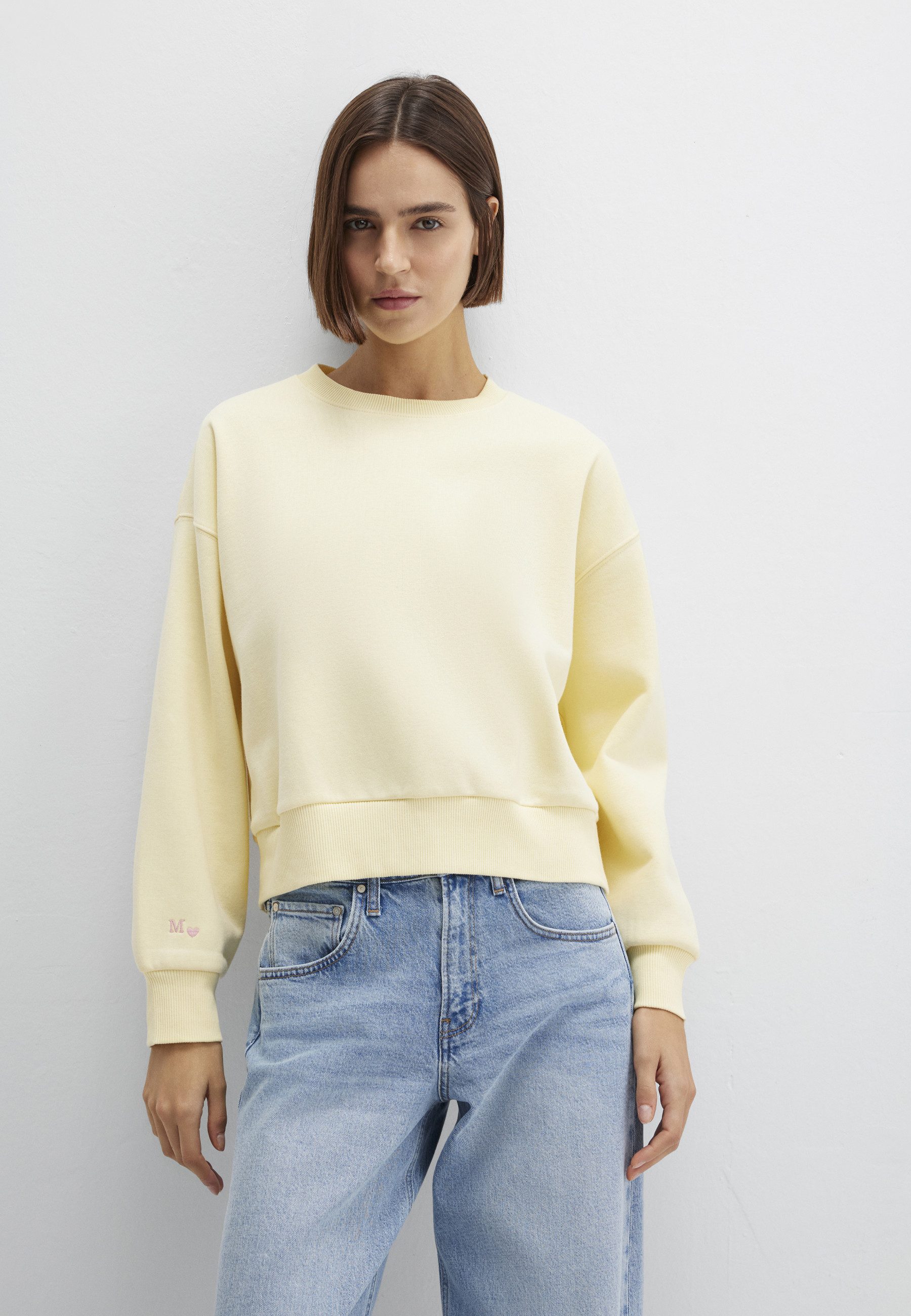 Mavi Rundhalspullover CREW NECK SWEATSHIRT Sweatshirt cropped