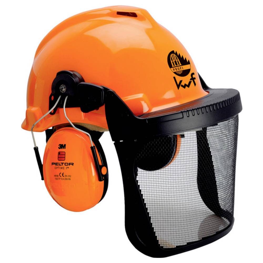 3M Schutzhelm ™ Kombination für die Forstwirtschaft, Schutzhelm inH31 7100330455, mit integriertem Visier