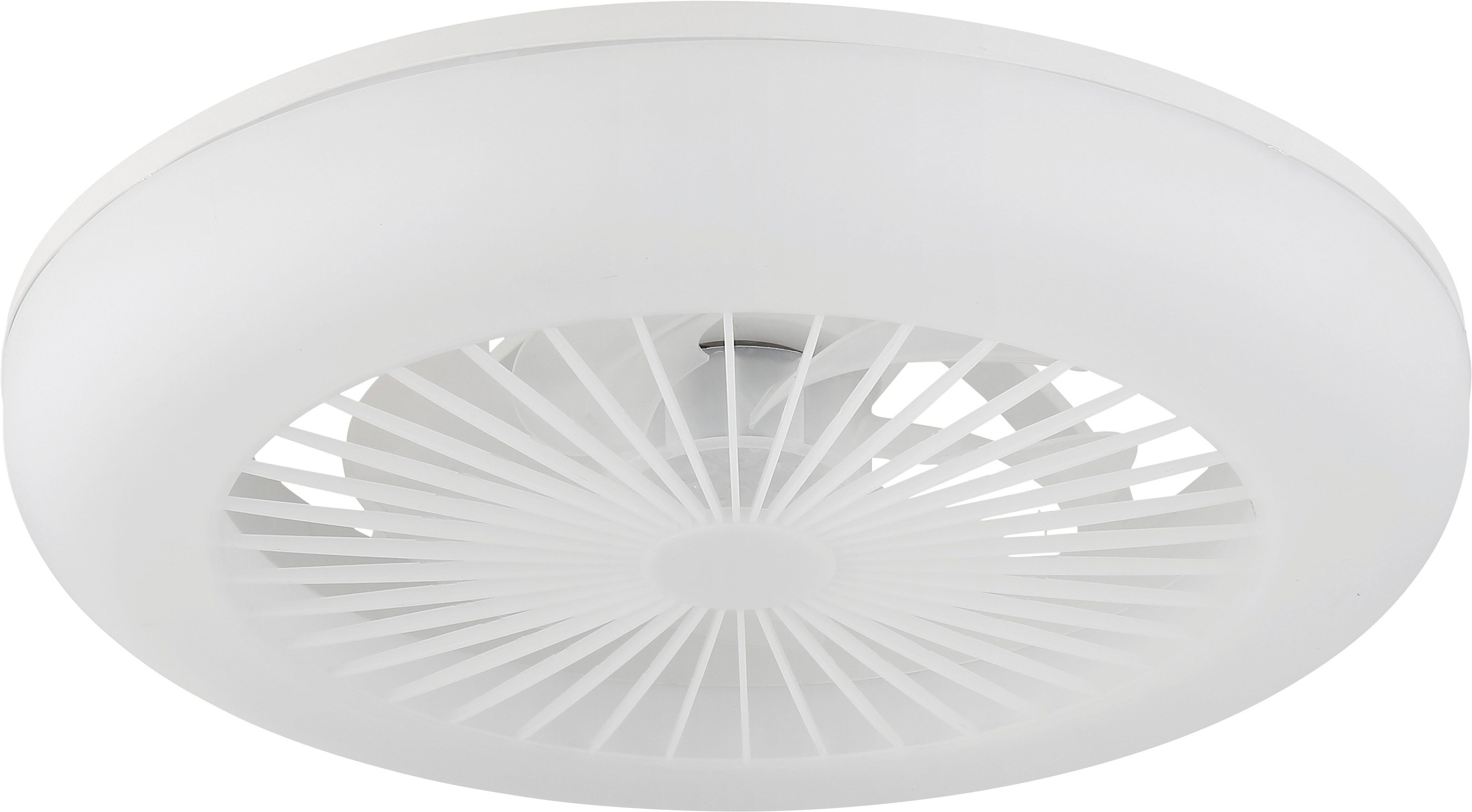 GLOBO LIGHTING Deckenleuchte FERRELL, LED fest integriert, Deckenventilator mit LED, dimmbar, smart & energiesparend