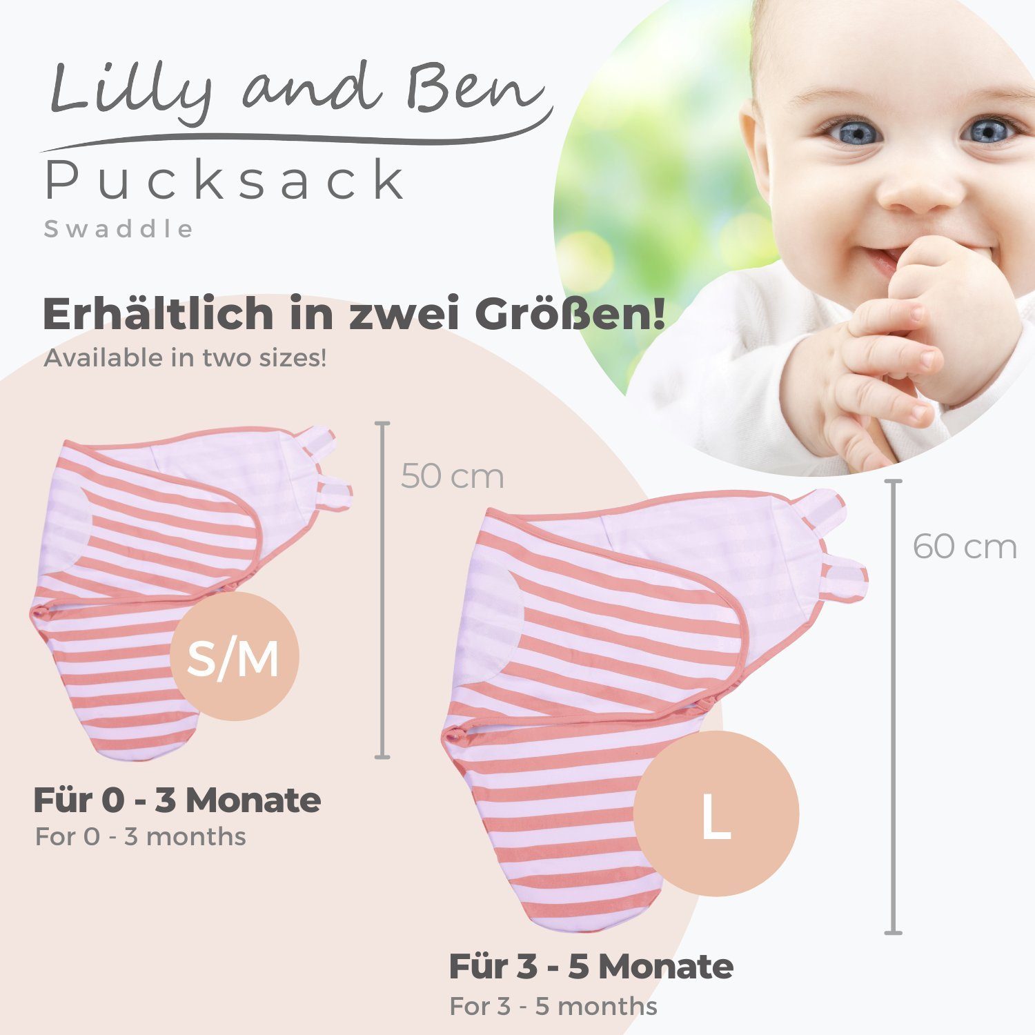Pucktuch Baby Strampelsack Quilt weich Baumwolle Decke für 0-3 Monate Star 