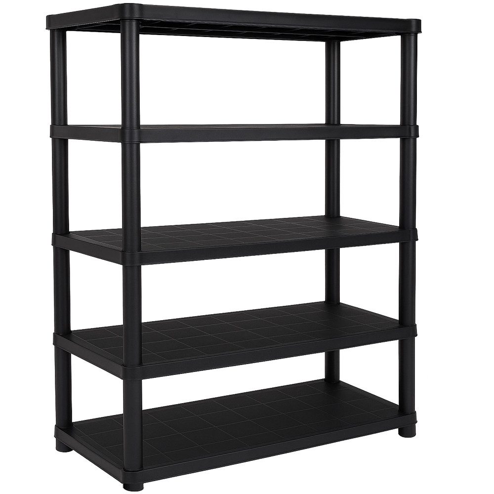 ONDIS24 Schwerlastregal Steckregal Kunststoffregal 120 cm bis 60 kg pro Boden belastbar, 120 x 40 x 180 (H) cm