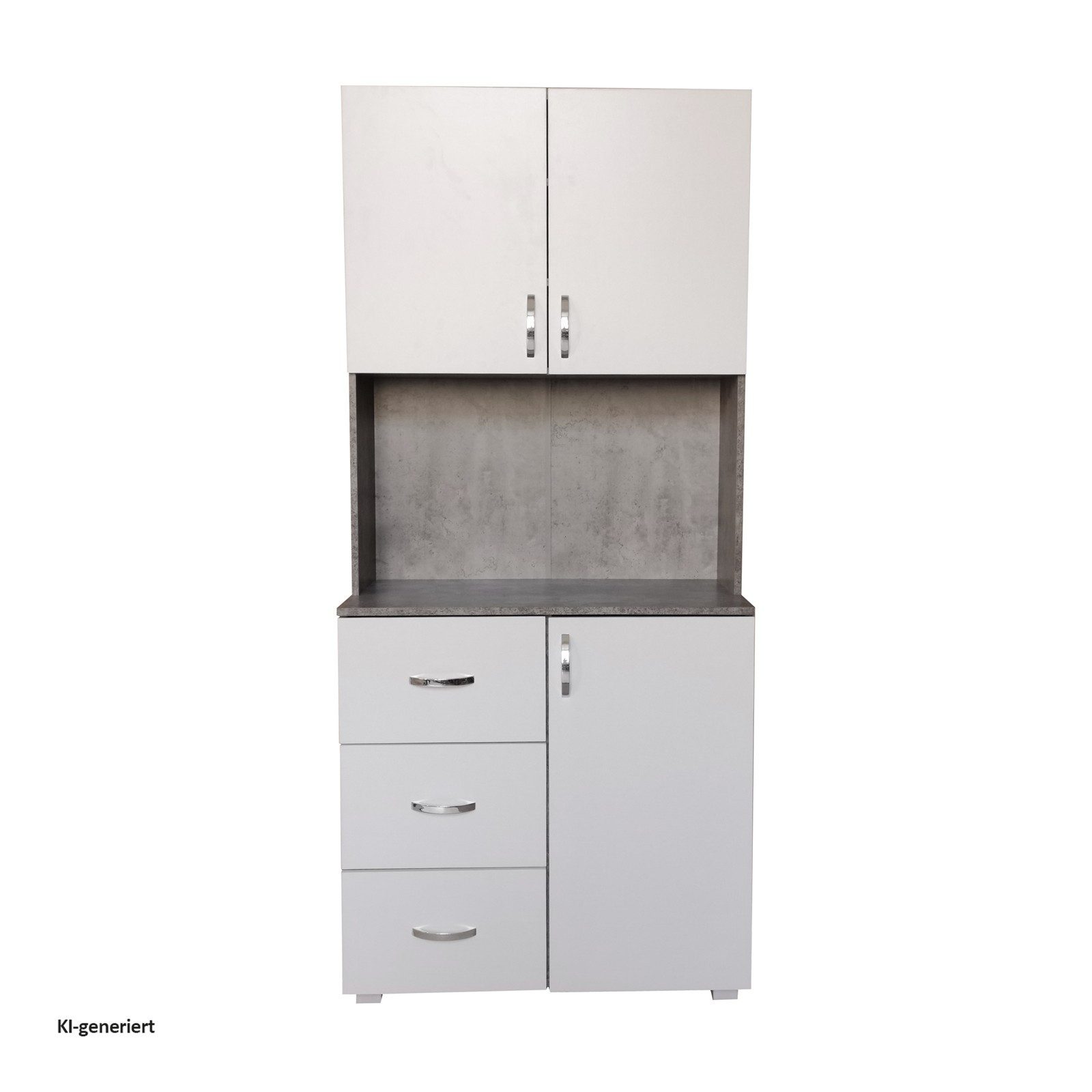 HTI-Line Küchenbuffet Küchenbuffet Blanca (Stück, 1-St., 1x Schrank Blanca, ohne Dekoration) Küchenschrank Hochschrank