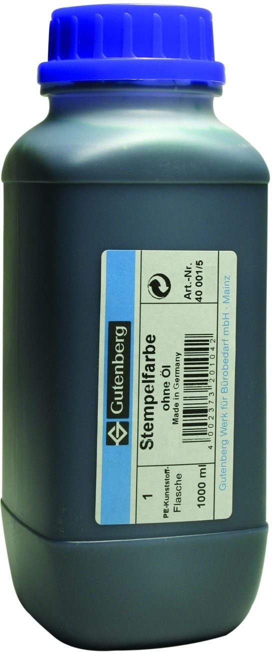 Stempel Stempelfarbe ohne Öl 1l blau
