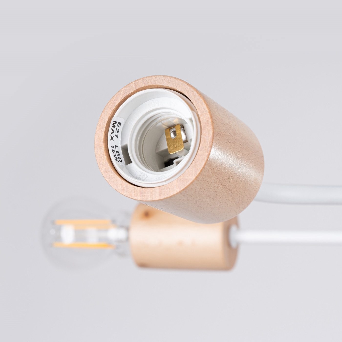 SOLLUX lighting Kronleuchter Kronleuchter Timbo 6 Weiß, Nicht enthalten