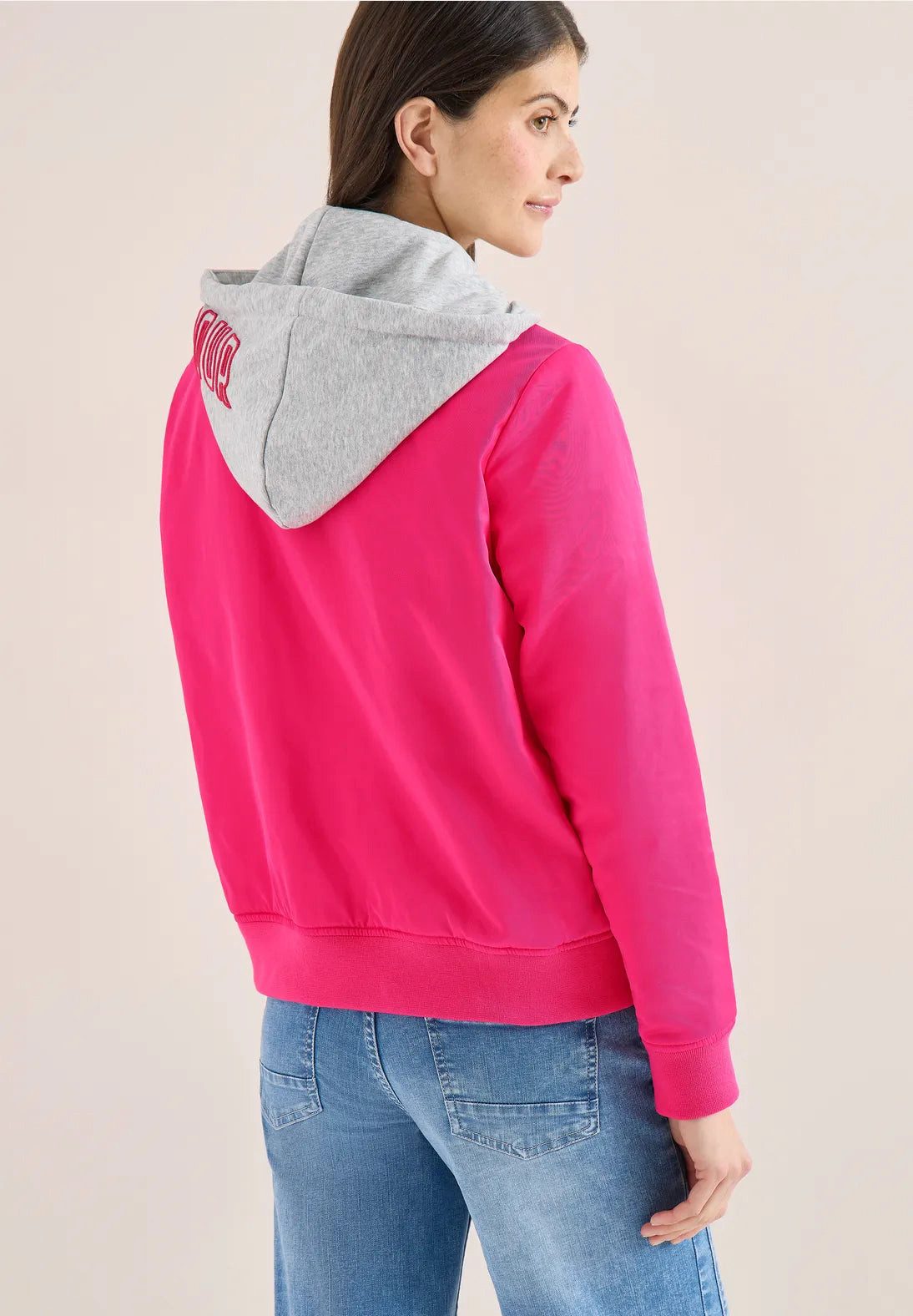 CECIL Blouson Blouson mit abnehmbarer Sweat-Kapuze (1-St) günstig online kaufen