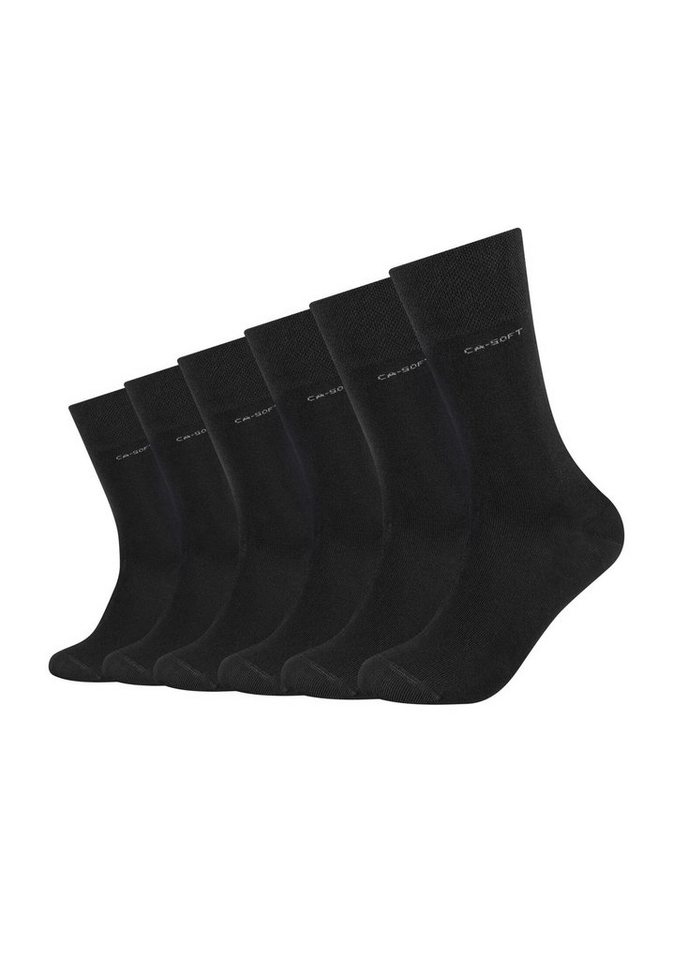 Camano Socken Socken 6er Pack, Keine Druckstellen: weiche handgekettelte  Zehennähte
