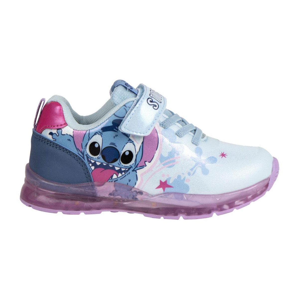 Disney Stitch Sneaker Kinder mit LED Lichteffekt Freizeitschuhe Mädchen Sneaker