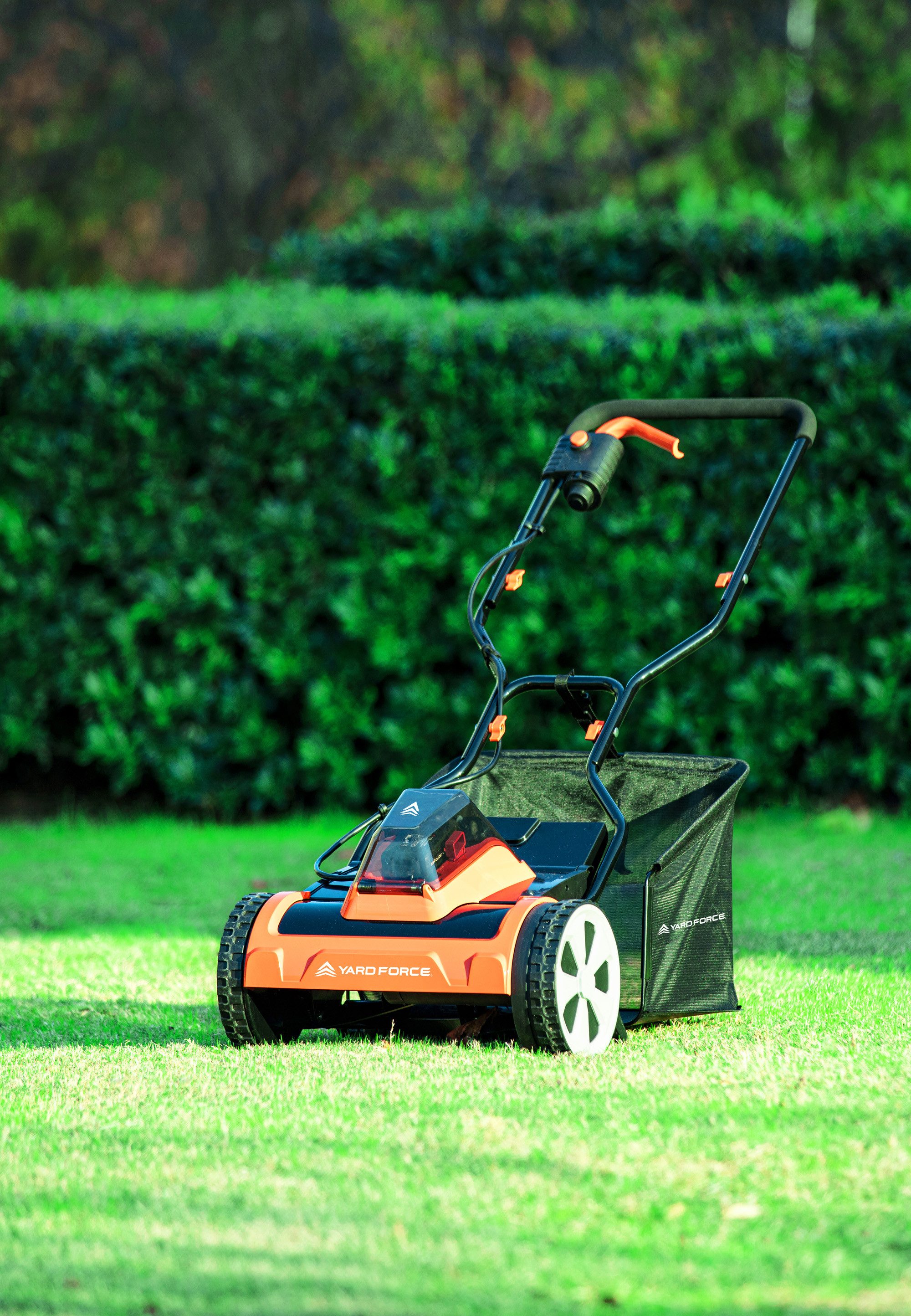 Yardforce Akkurasenmäher LM C38A, 38 cm Schnittbreite, für Rasenflächen bis 200 m²