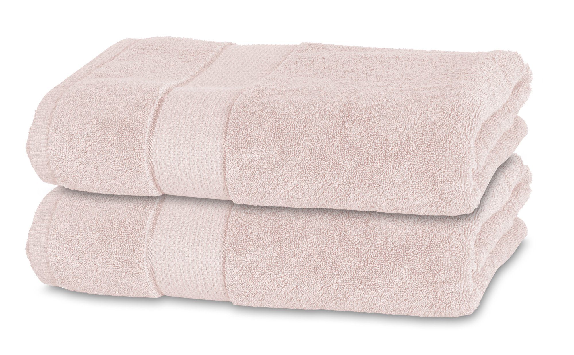 12-2904 cm 70x140 Baumwolle Baumwolle - BANANALU Pink Frottiertuch, (2-St) 100% Qualität 600g/m2 Primrose Badetücher