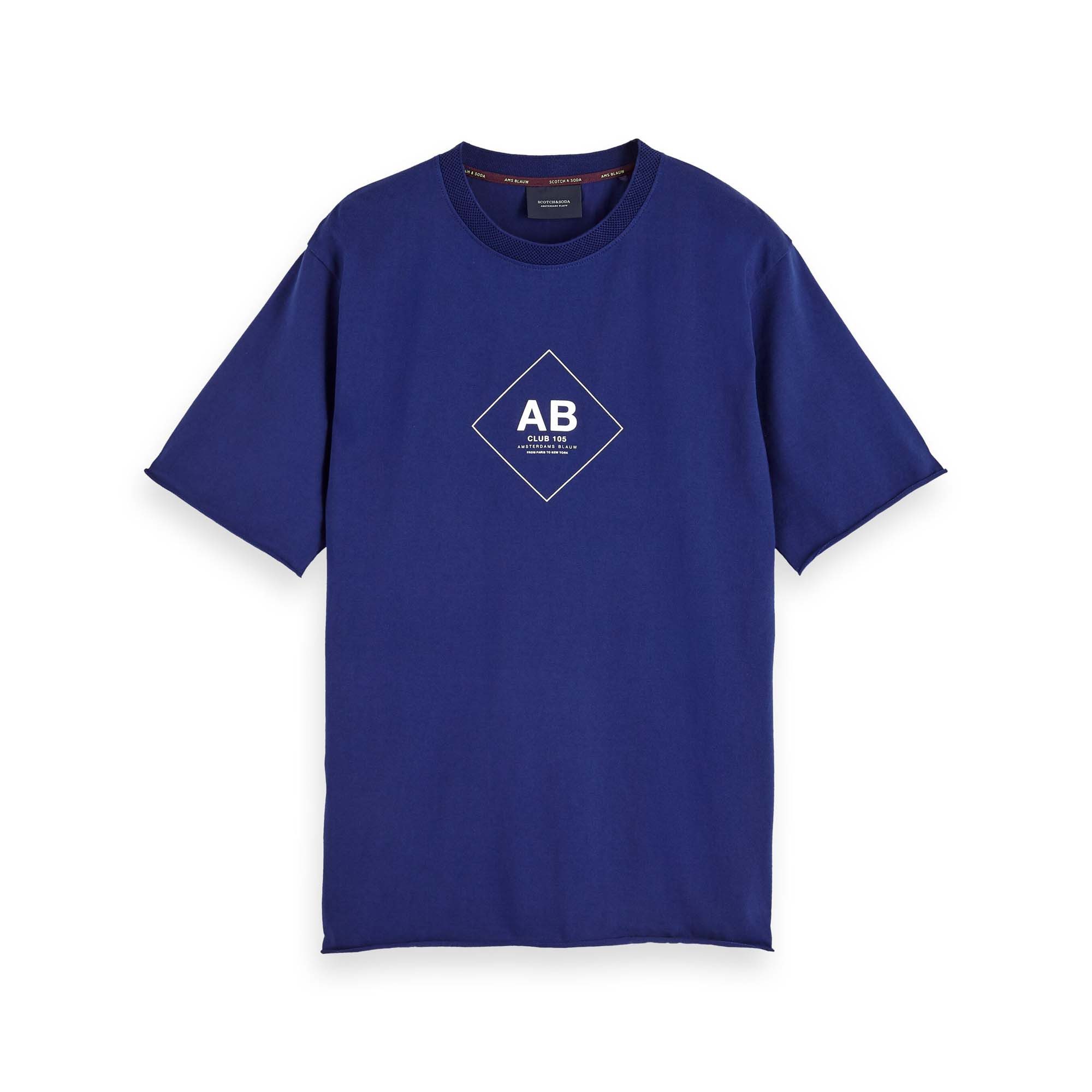 T-Shirt Scotch & Soada Herren T-Shirt Artist Series Oversized Tee 153624