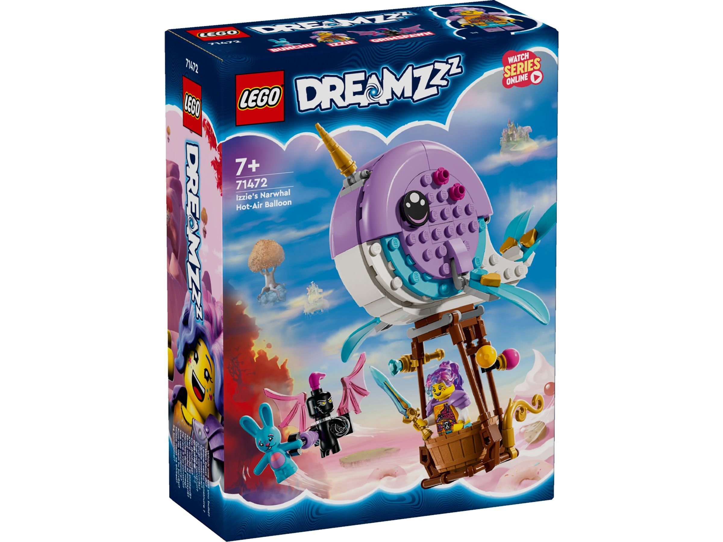 LEGO® LEGO® Dreamzzz 71472 Izzies Narwal-Heißluftballon Konstruktionsspiels günstig online kaufen