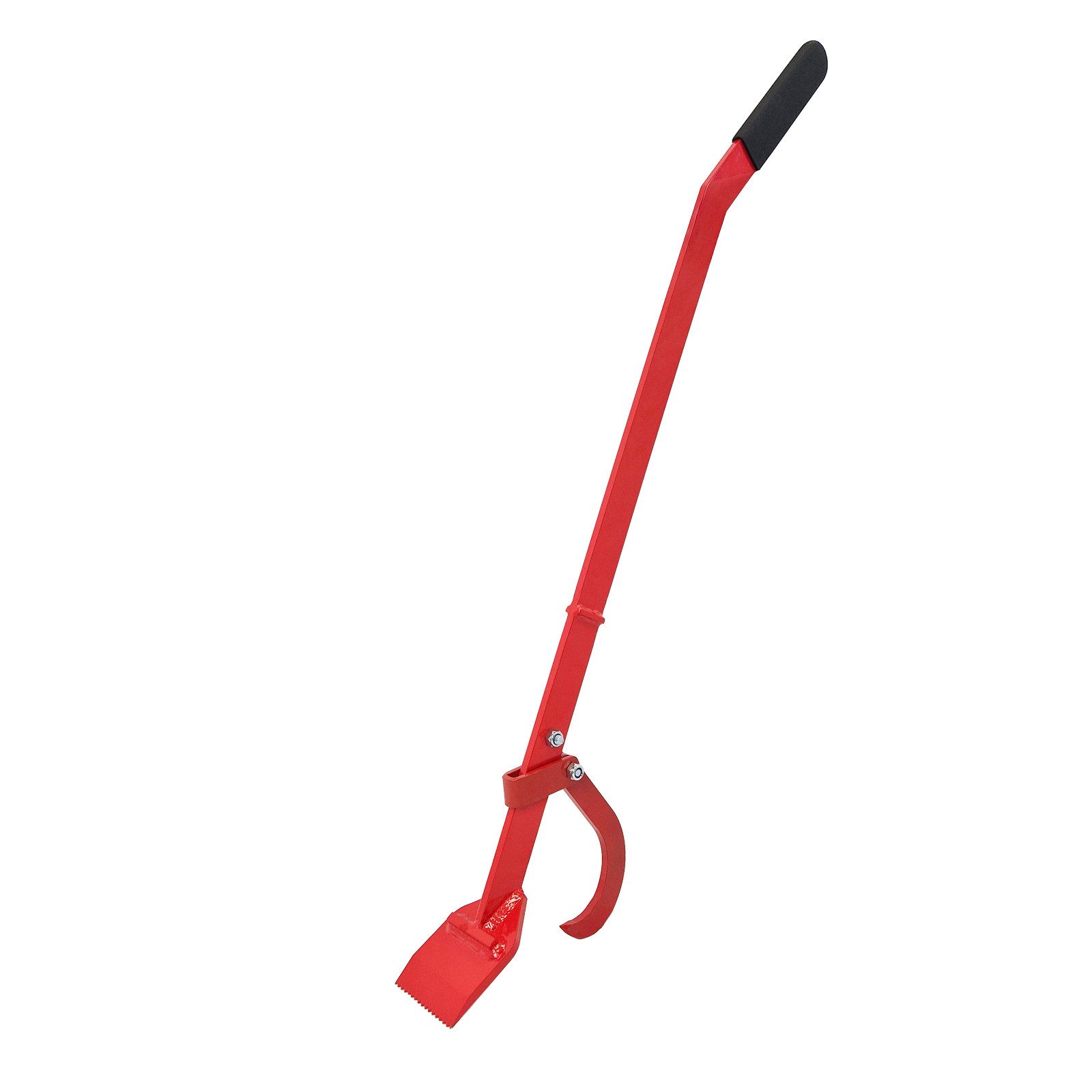 TRUTZHOLM Fällheber mit Wendehaken Stahl 115 cm lang Zahnplatte 10 cm breit Forstwerkzeug, -], Wendehaken, Zahnplatte, rutschfester Griff