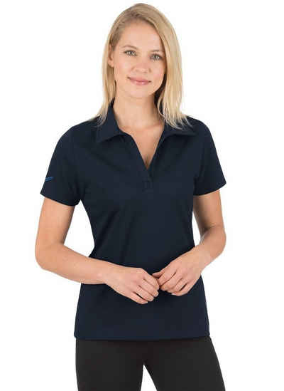 Trigema Poloshirt TRIGEMA Poloshirt ohne Knopfleiste (1-tlg)