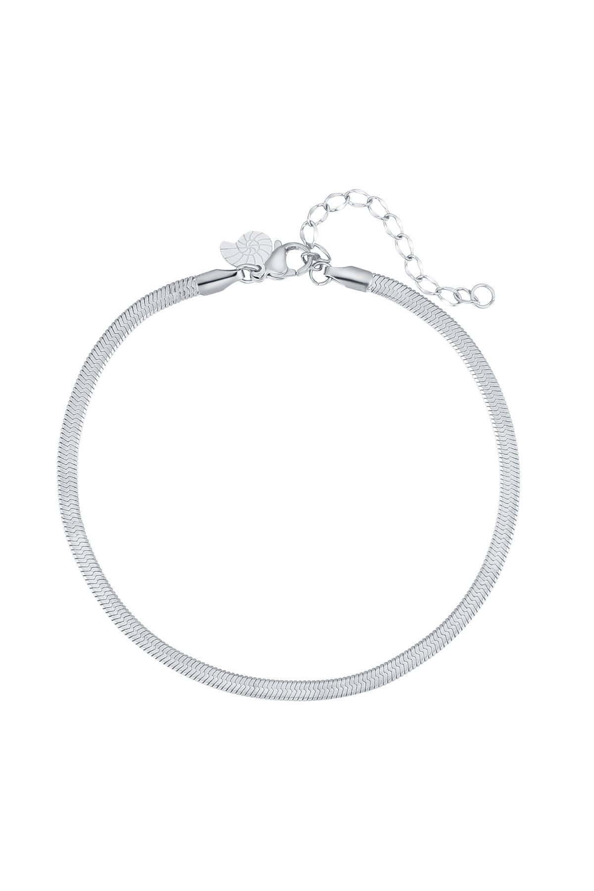 Hey Happiness Fußkette Schlange flach, Fußkettchen günstig online kaufen