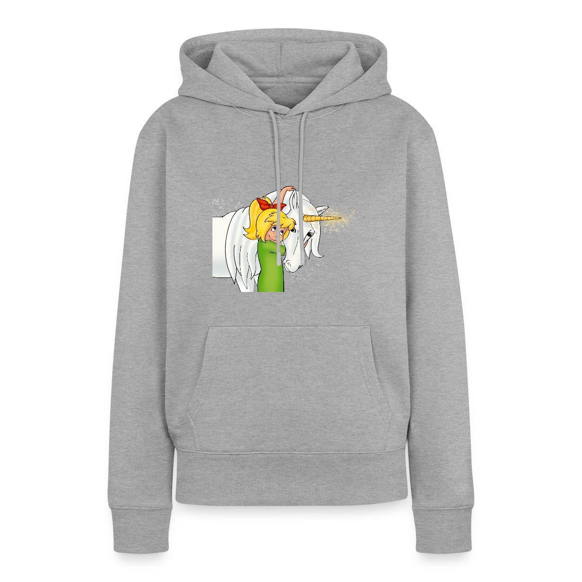 Hoodie Bibi Blocksberg Mit Einhorn Goldhörnchen Damen Premium Hoodie