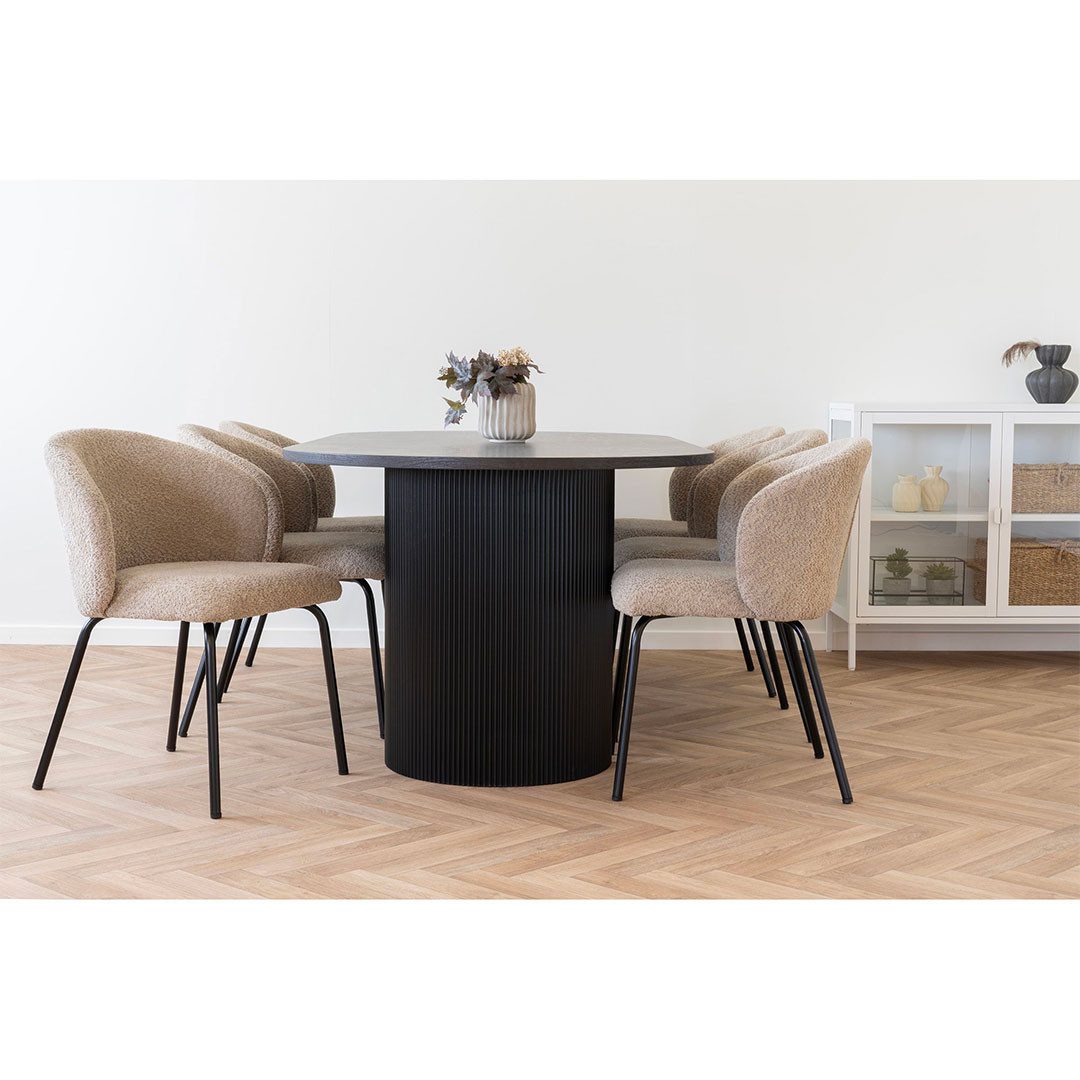 House Nordic Esstisch Boavista Esstisch 100x210cm dunkelbraun.