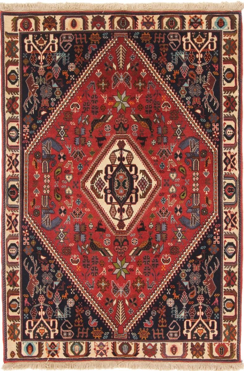 Orientteppich Abadeh 104x152 Handgeknüpfter Orientteppich / Perserteppich, Nain Trading, rechteckig, Höhe: 8 mm | Kurzflor-Teppiche