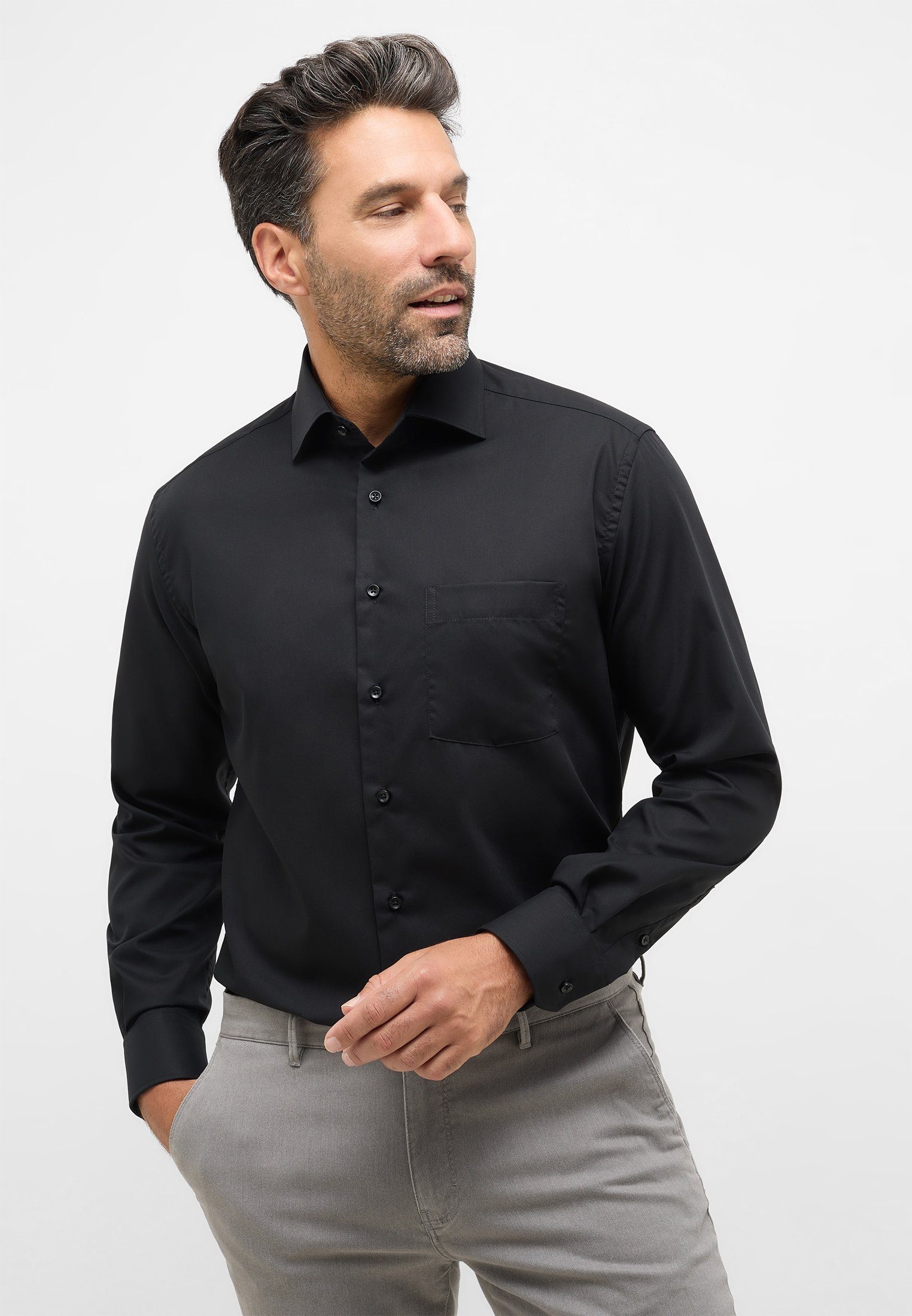 Eterna Langarmhemd MODERN FIT NON IRON günstig online kaufen