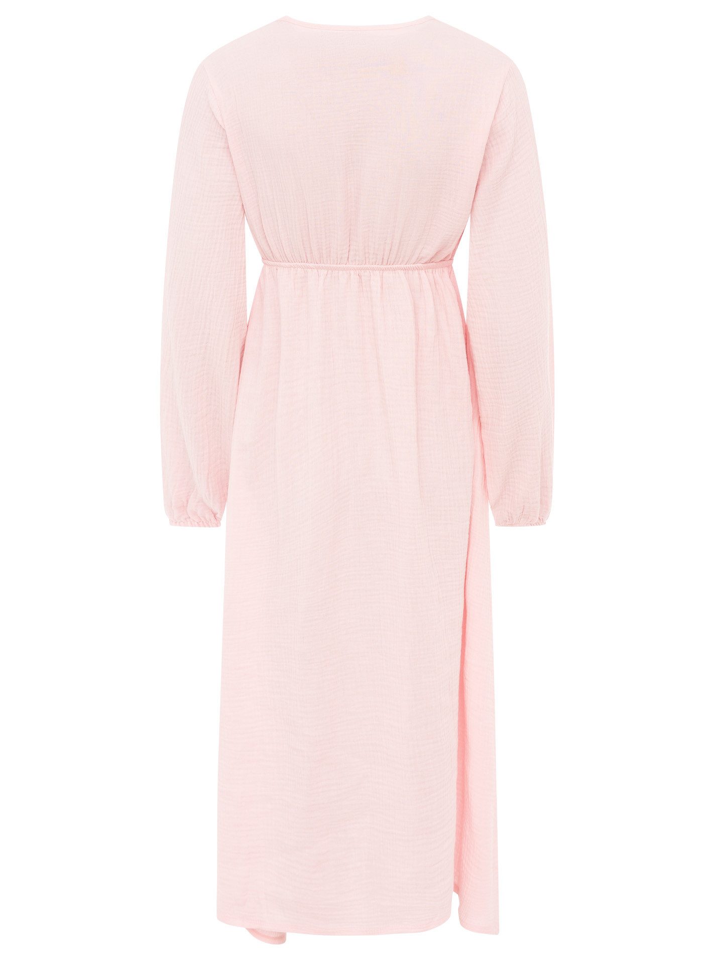 Zwillingsherz Maxikleid Maxikleid Baumwolle Musselin