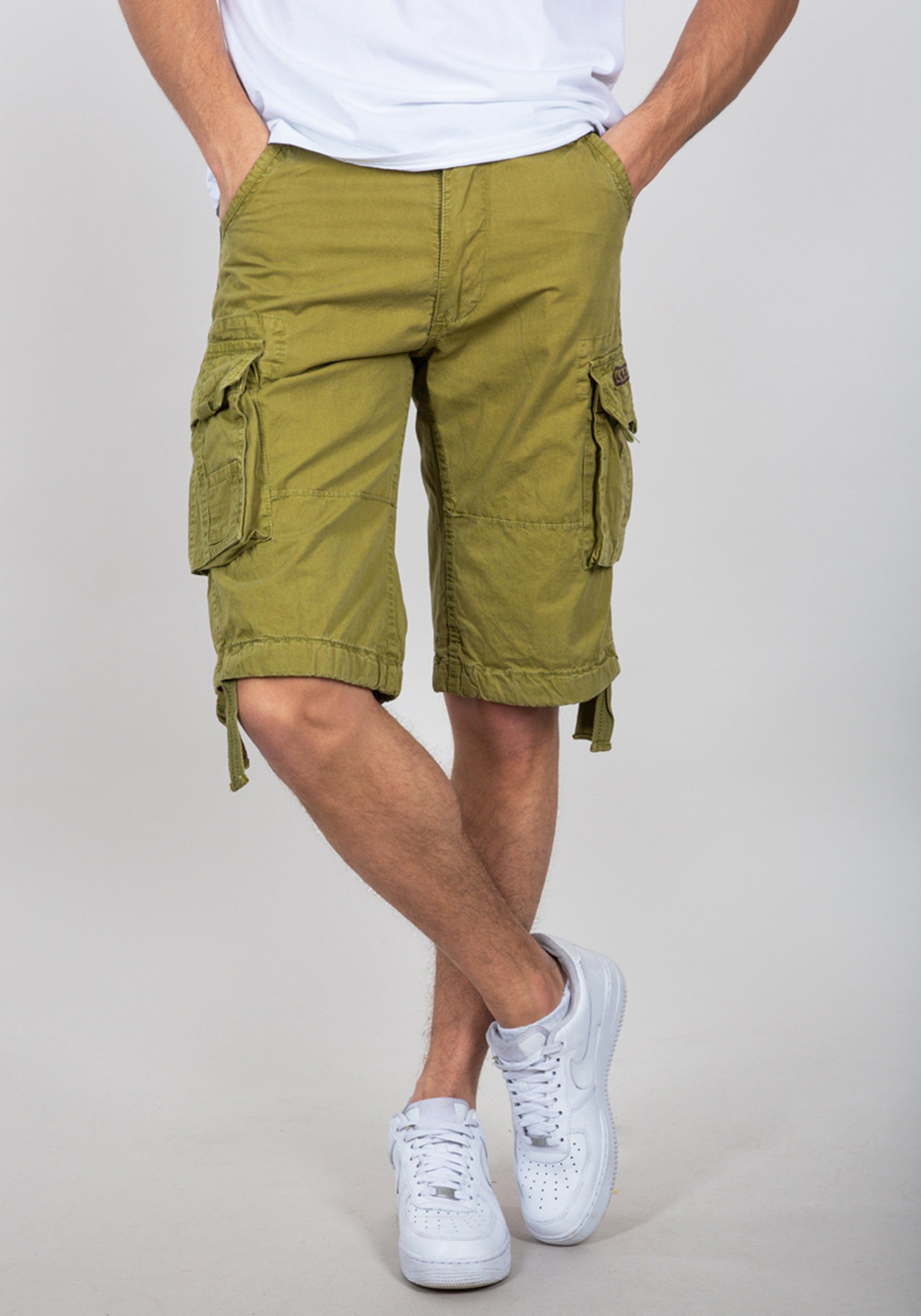 Alpha Industries Shorts Alpha - Shorts Industries Short green Men khaki Jet