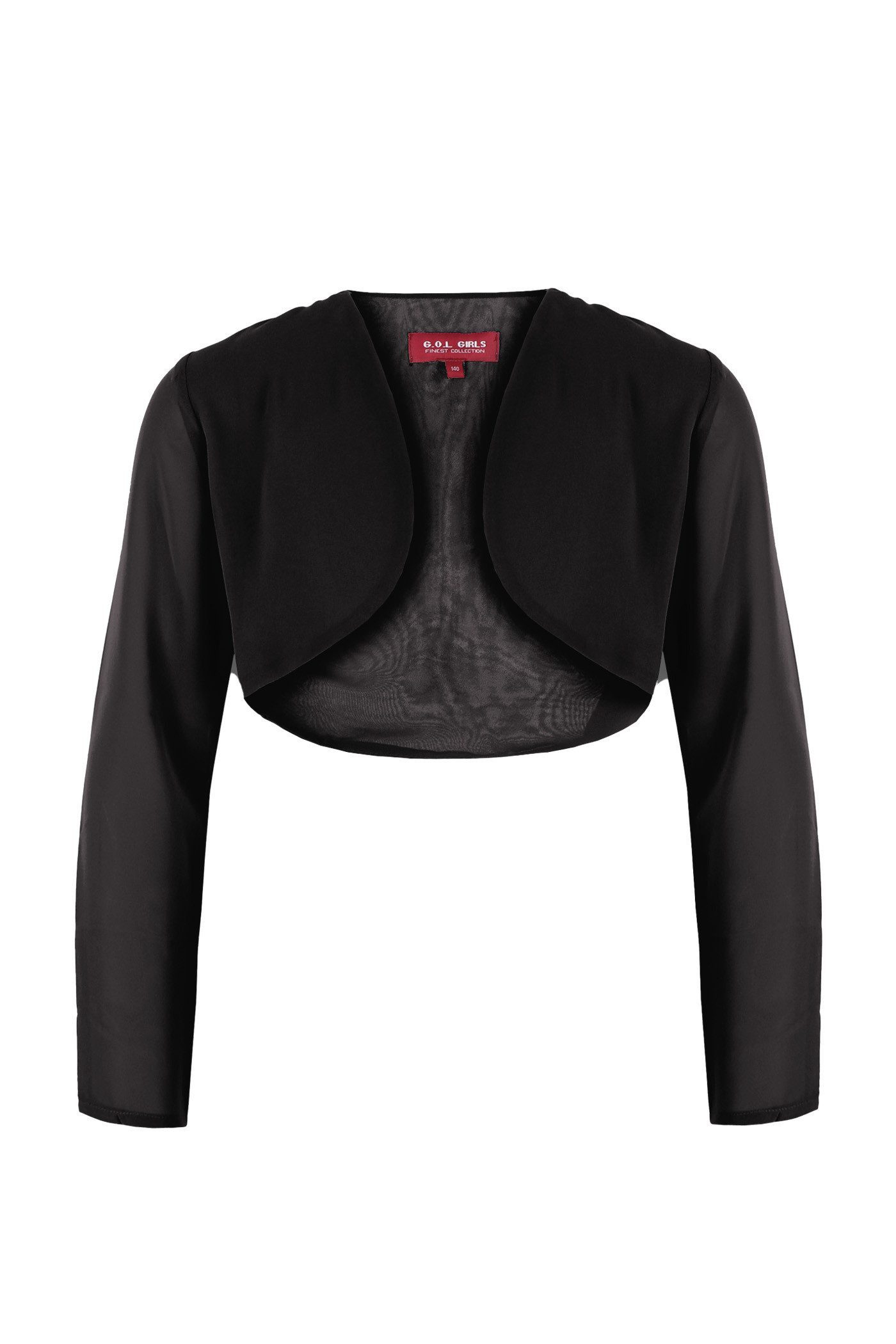 G.O.L. Bolerojacke Chiffon Schwarz Leicht und fluffig