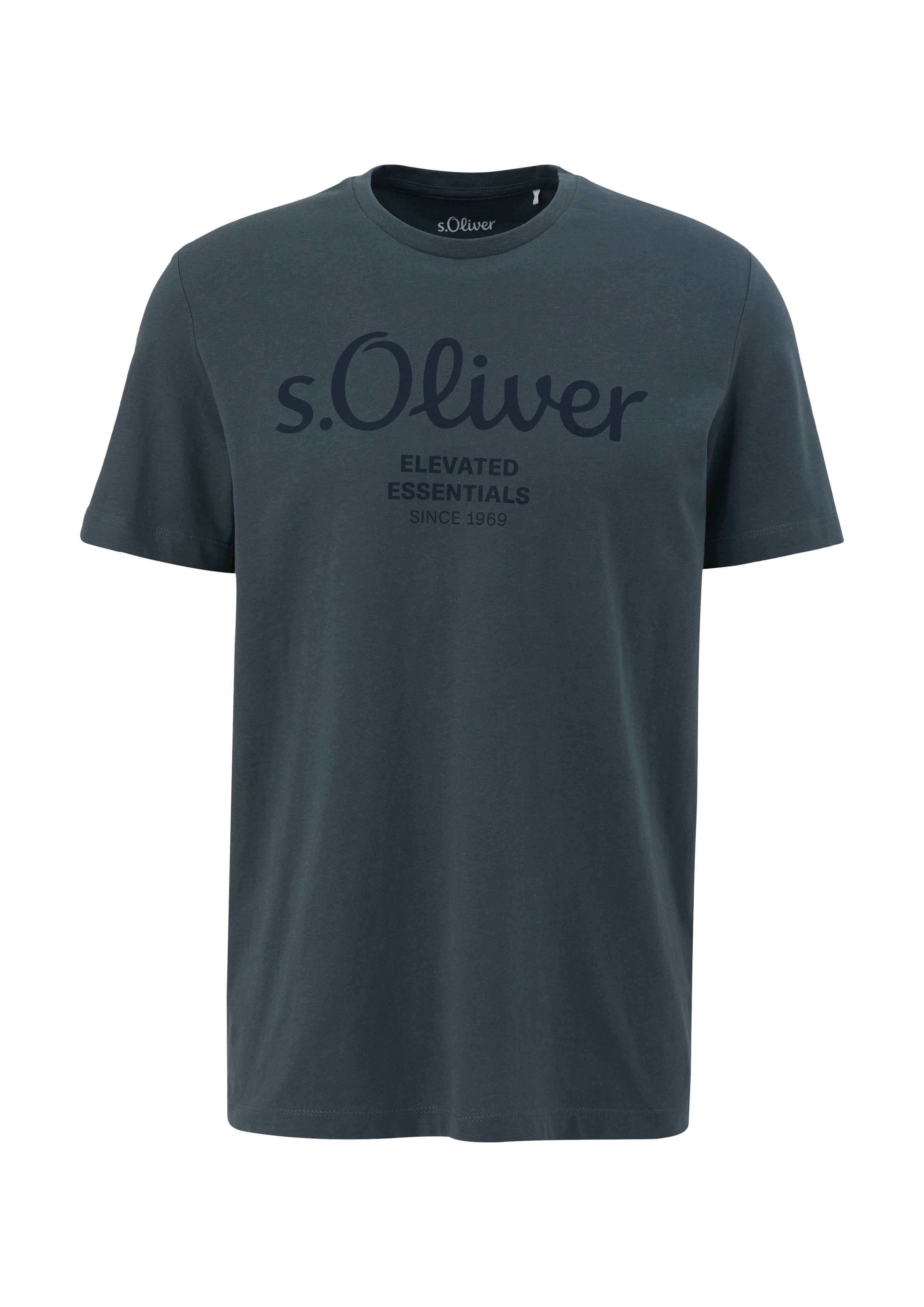 dark sportiven im T-Shirt grey Look s.Oliver