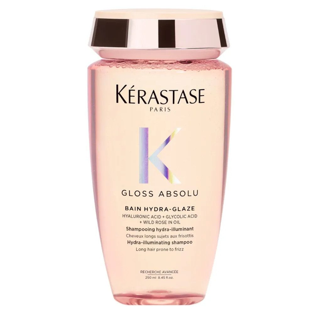 Kérastase Haarshampoo Kérastase Gloss Absolu Bain Hydra-Glaze Shampoo 250 ml – Anti Frizz Gl, 1-tlg., Reduziert Haarbruch sichtbar bereits nach wenigen Anwendungen