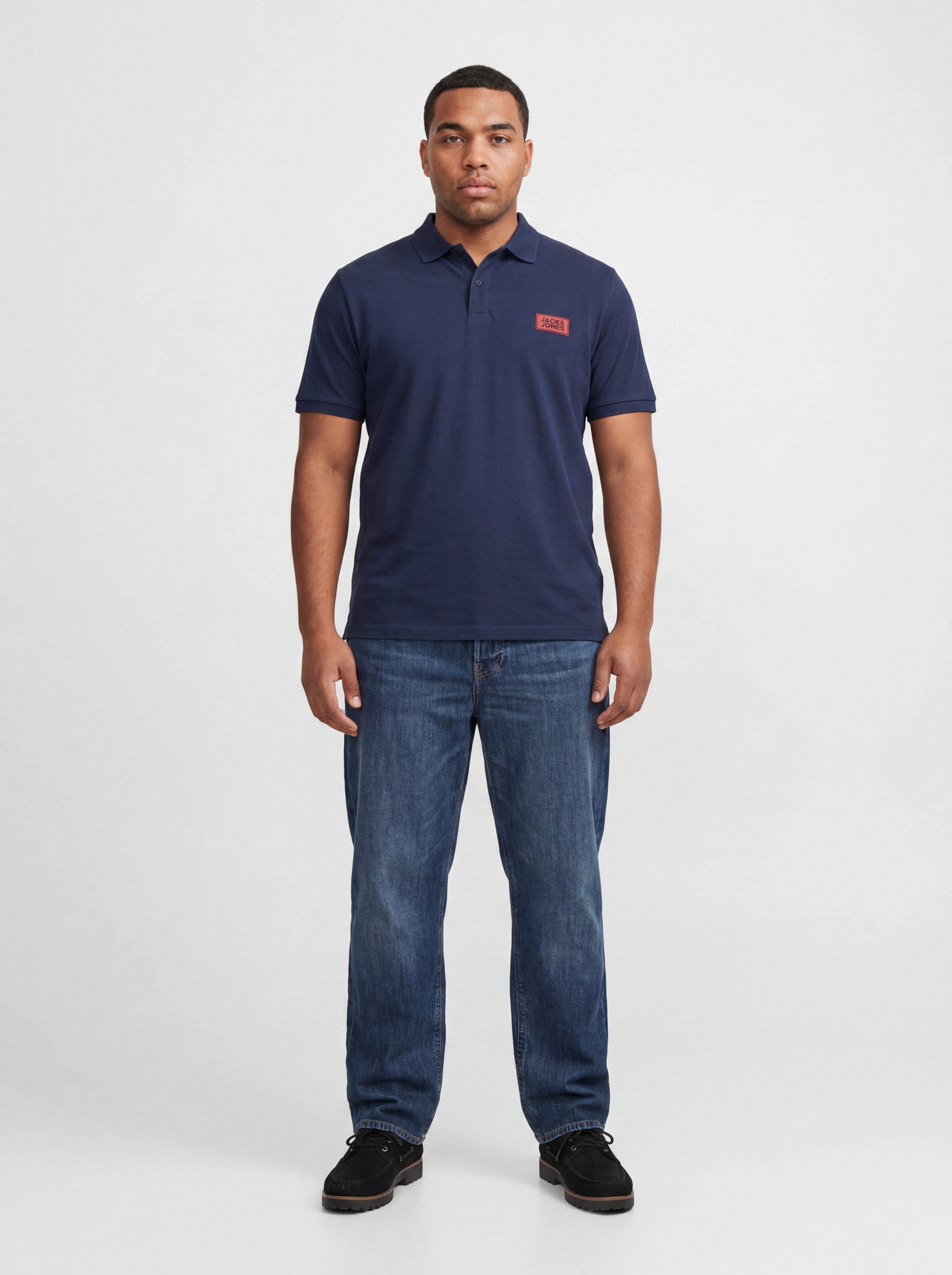 Jack & Jones PlusSize Poloshirt JJRUSH POLO SS 2PK MP PLS (Packung, 2-tlg) Baumwolle, regular fit – Bild 5 von 5