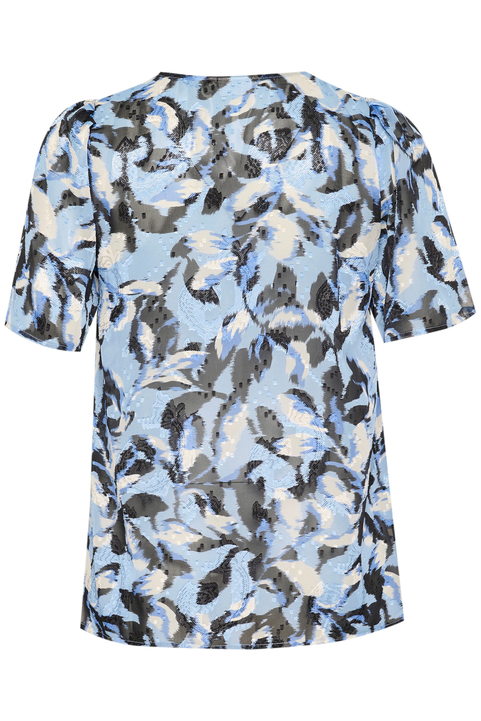 KAFFE Curve Kurzarmbluse Kurzarm-Bluse KCelona Große günstig online kaufen