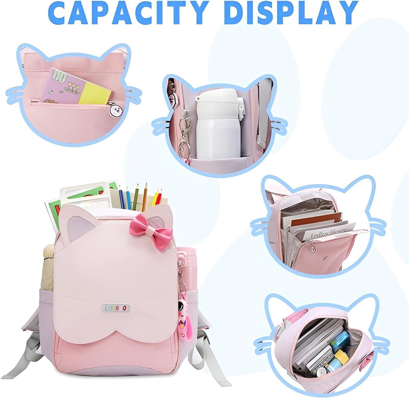 Diyarts Kinderrucksack (Kindertasche Rucksack, für Kindergarten und Schule), mit gezielter Gewichtsverteilung und individueller Anpassung