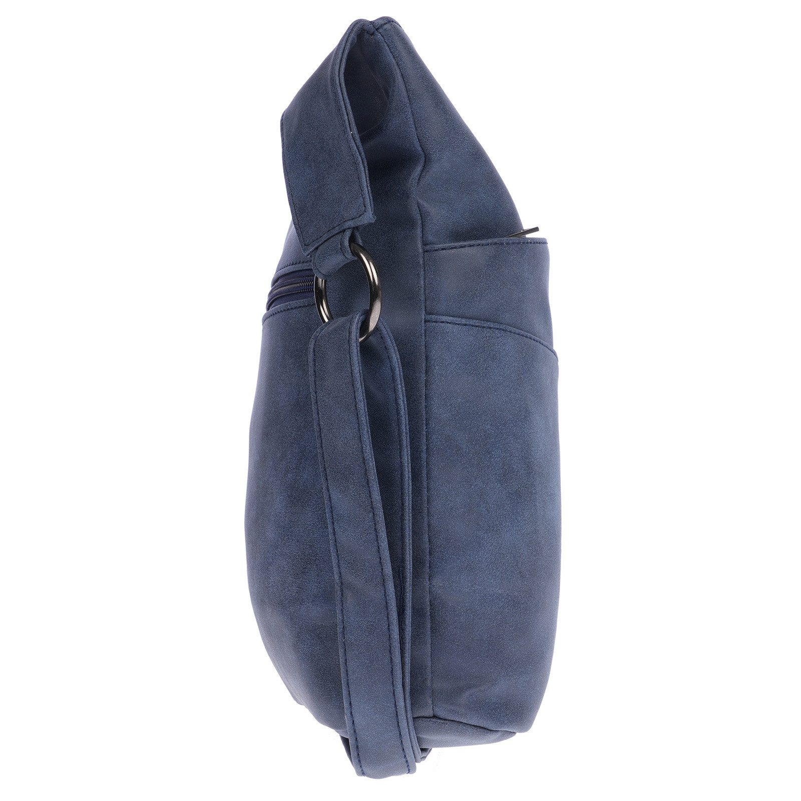 Christian Wippermann Umhängetasche Damen Tasche Umhängetasche Beuteltasche Hobo Handtasche, Crossover Leder Optik – Bild 4 von 5