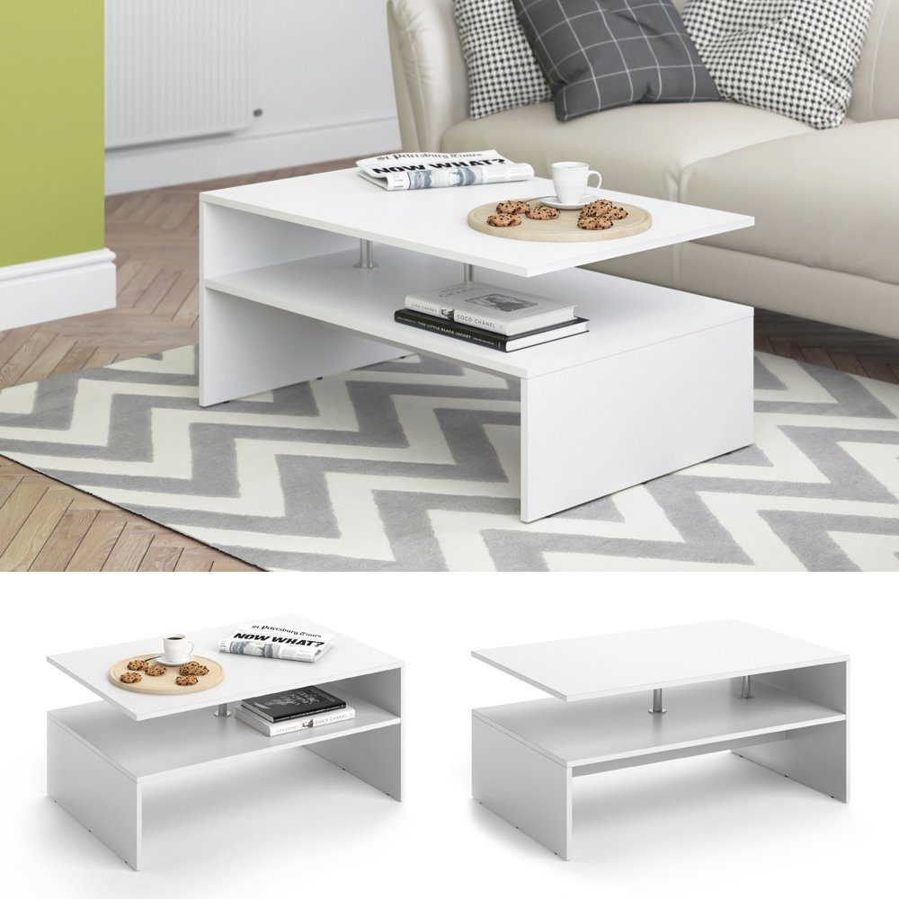 Vicco Couchtisch Amato, Weiß, 90 x günstig online kaufen