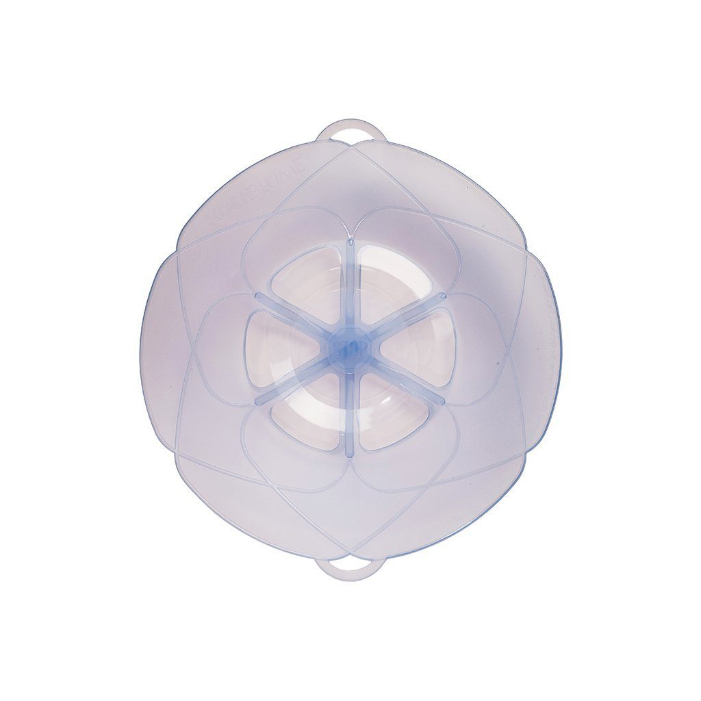 Kochblume Überkochschutz M (für Töpfe von Ø 14 bis 20 cm), Multifunktional eisblau