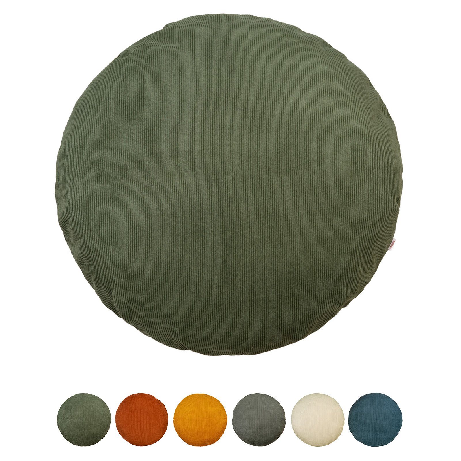 beties Kissenbezug HYggelig No.1, (1 Stück), Samtcord Bodenkissen-Bezug run günstig online kaufen