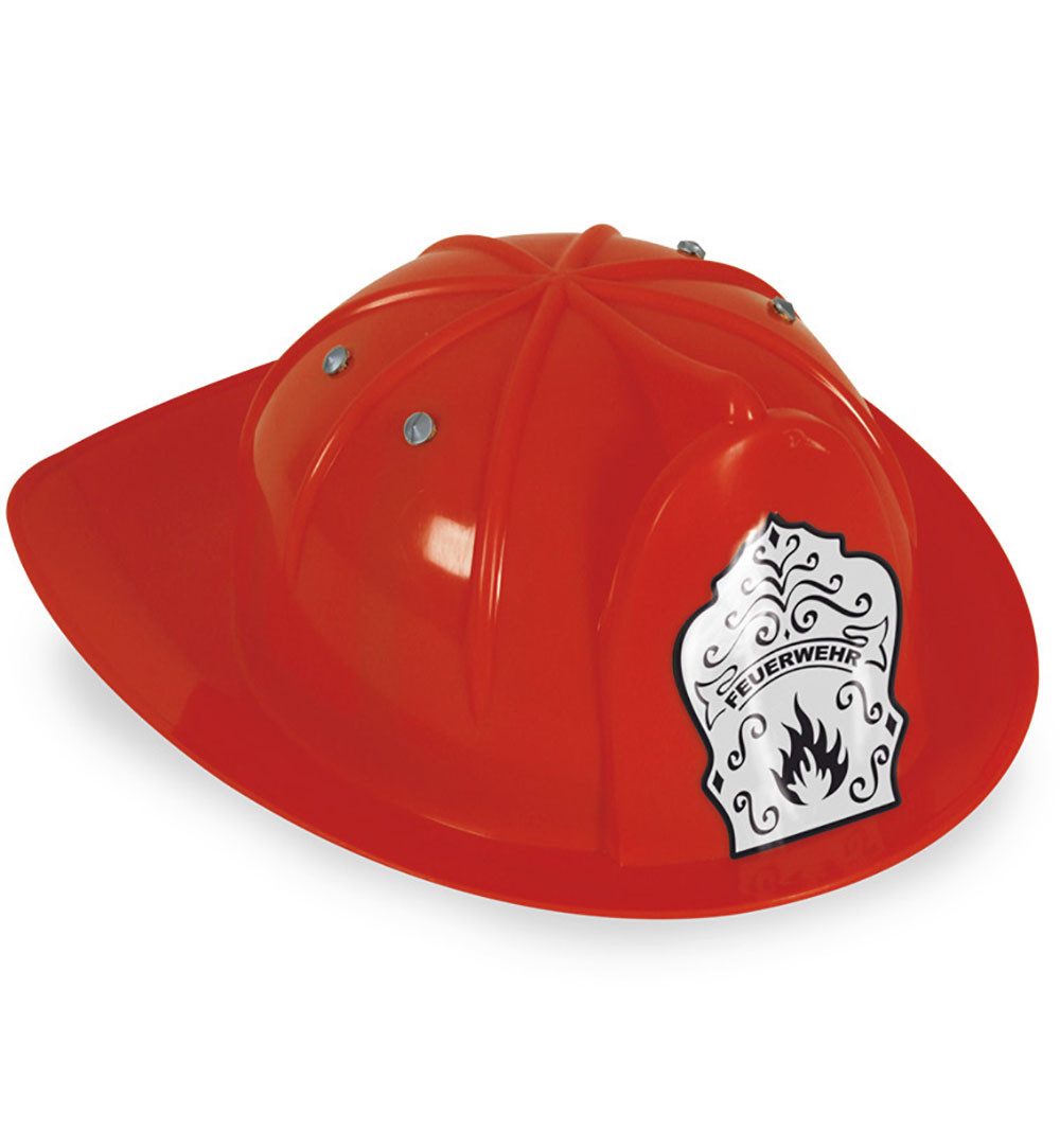 Fries Kostüm Kinder Feuerwehrhelm Feuerwehr Helm in Rot oder Gelb Kunststoff