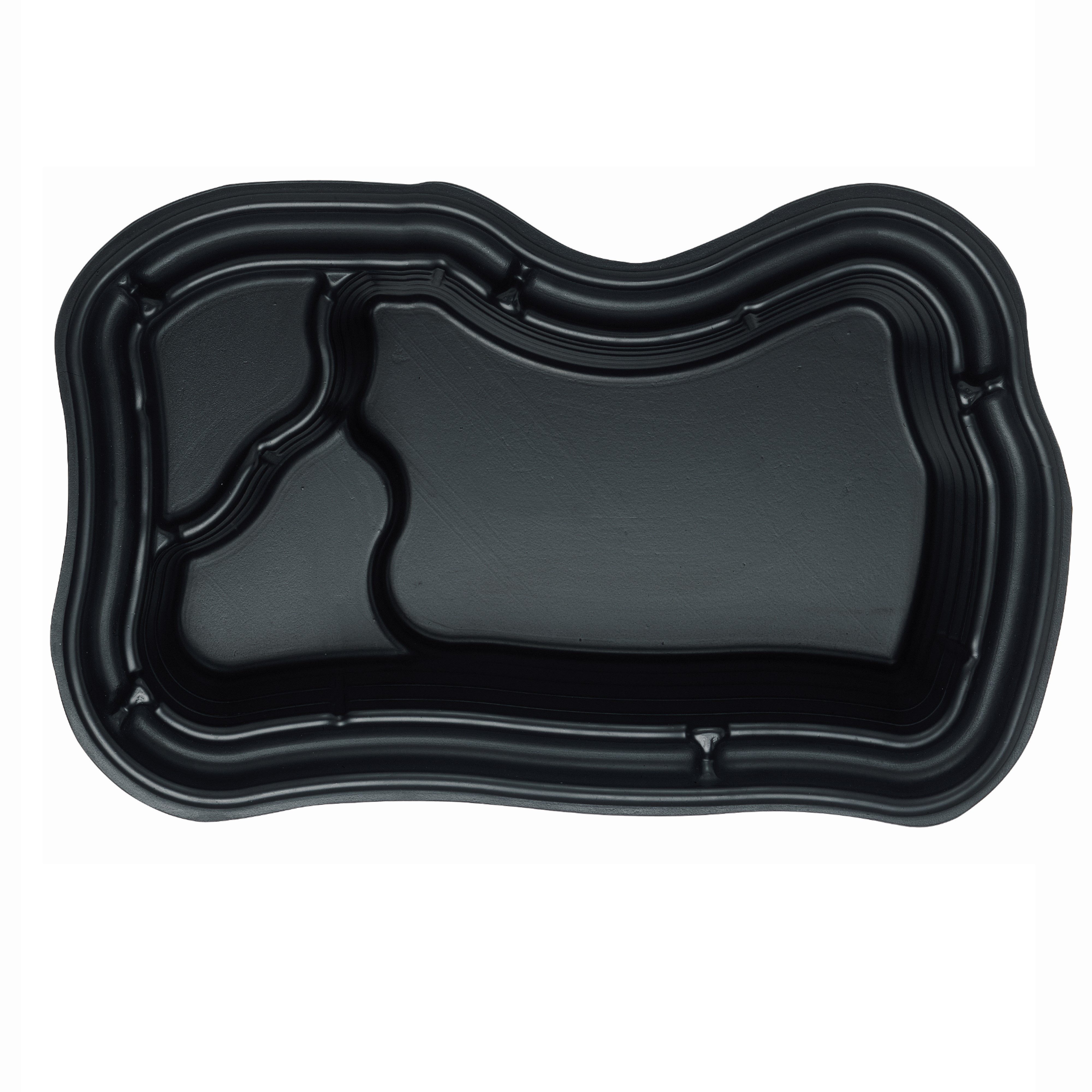 Wacredo Fertigteich Teichschale PE 1000, BxLxH: 140x240x62 cm, 1000 l, Fertigteich, Kunststoffbecken, Teichbecken