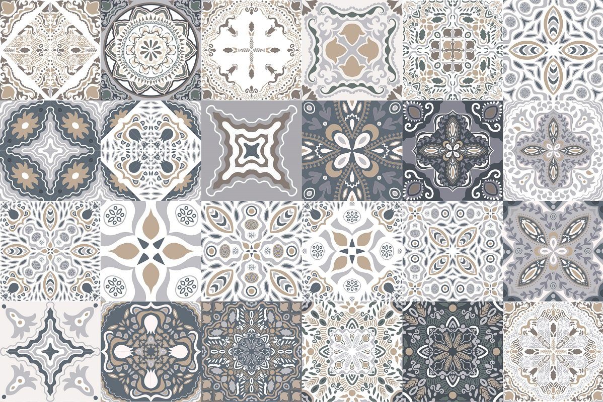 COOL-i ® Fliesenaufkleber, 24 stück 3D Fliesenaufkleber, Selbstklebende (10 günstig online kaufen