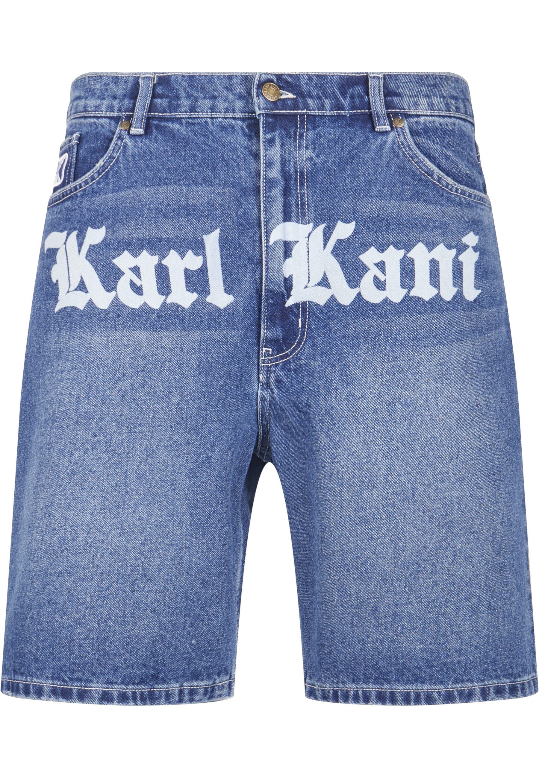 Karl Kani Jeansshorts Karl Kani Herren Karl Kani OG Old English Denim Shorts (1-tlg)