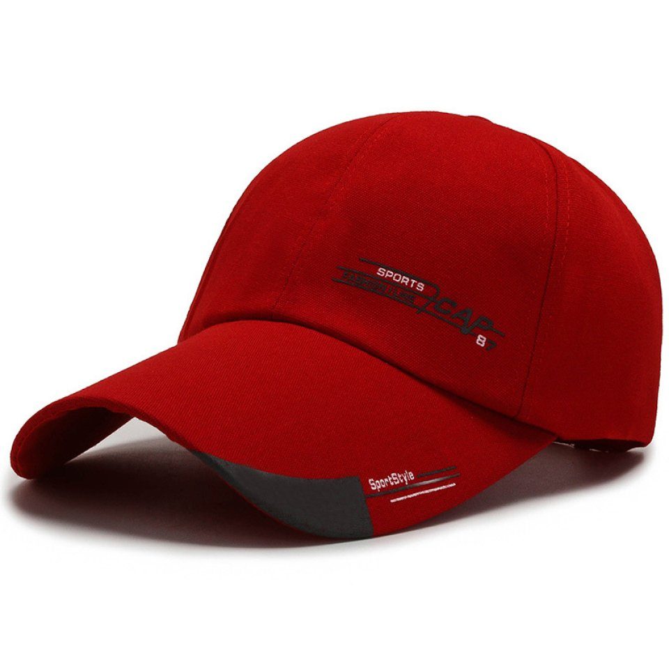 Blusmart Baseball Cap Modische, Atmungsaktive Baseballkappe, Personalisierte Rot