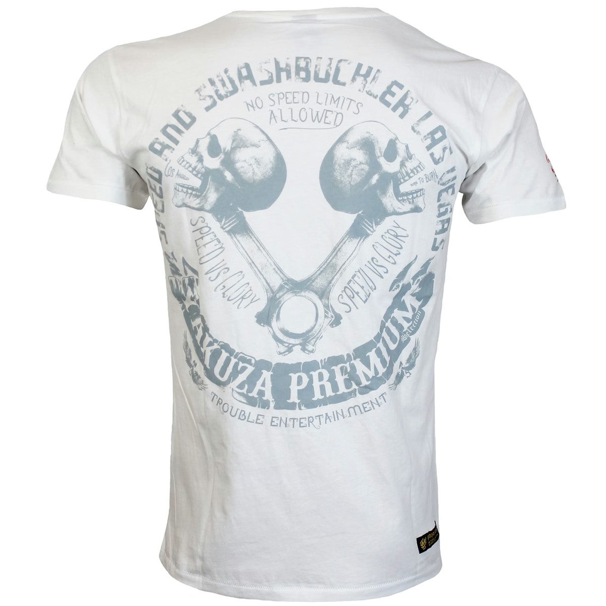 YAKUZA Herren Durga Allover T-Shirt – Lässige Passform, Allover-Print, Aus Hochwertiger Baumwolle
