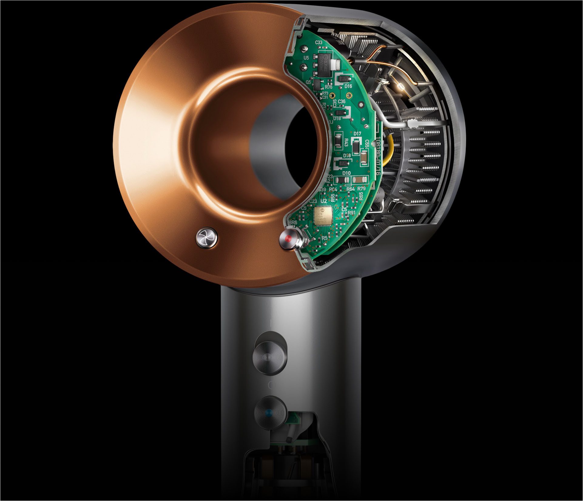 DYSON Haartrockner Dyson Supersonic™ Origin™ Nickel/Kupfer, 1600 W, Schnelles Trocknen ohne extreme Hitze – Bild 4 von 5